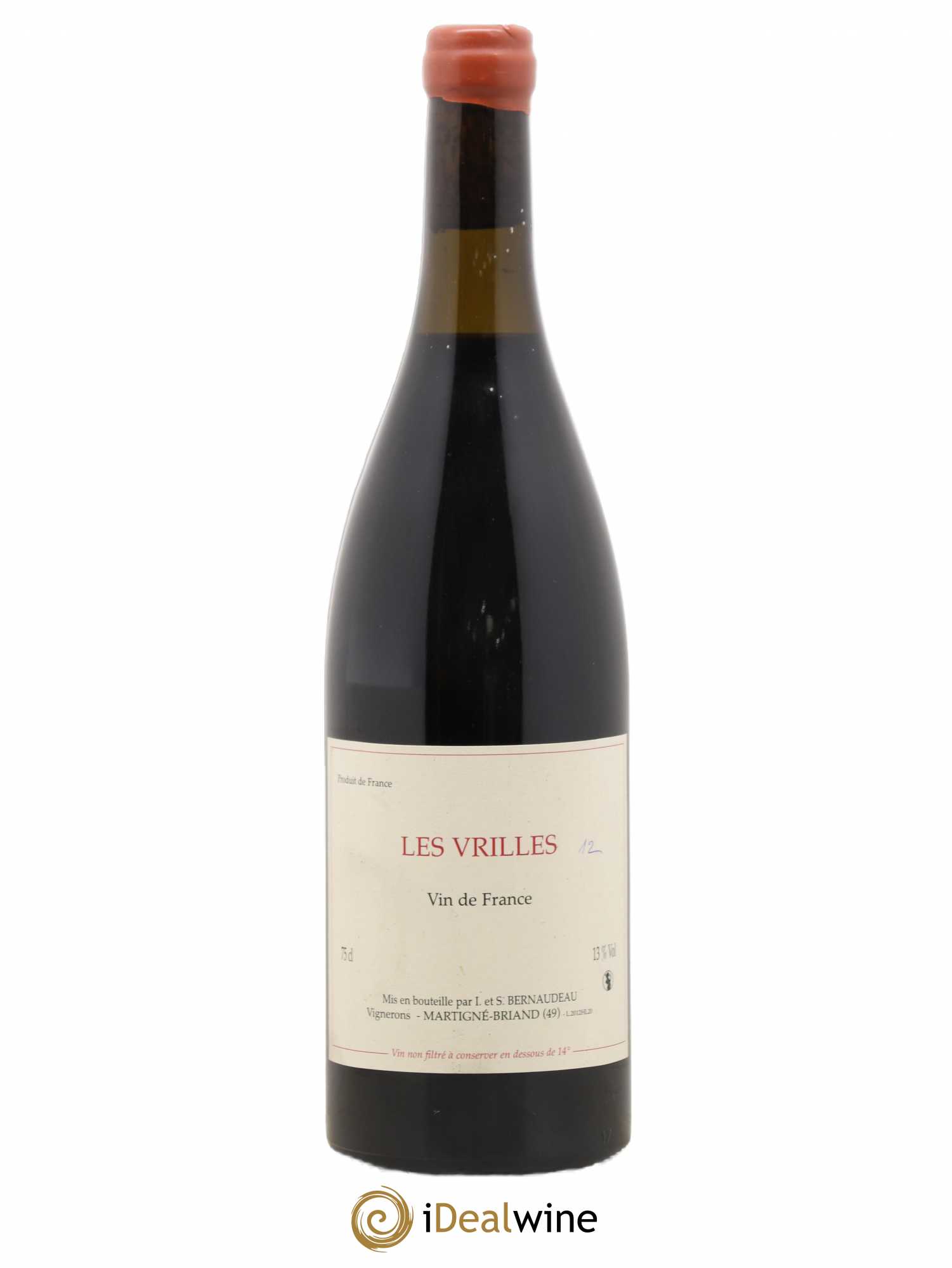 Vin de France Les Vrilles Stéphane Bernaudeau (Domaine) Traces de stylo 2012 - Lot de 1 bouteille - 0