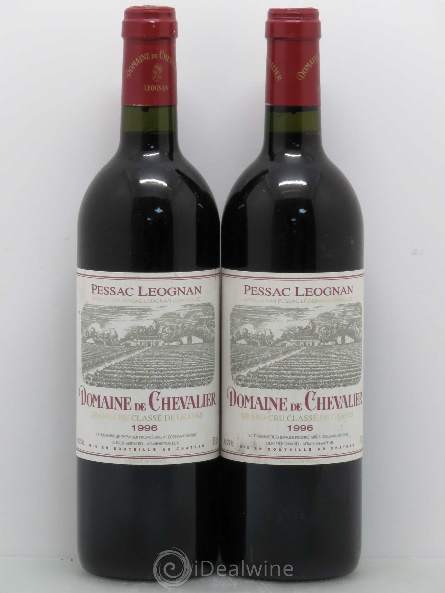 Domaine de Chevalier Cru Classé de Graves 1996 - Lot de 2 bouteilles - 0