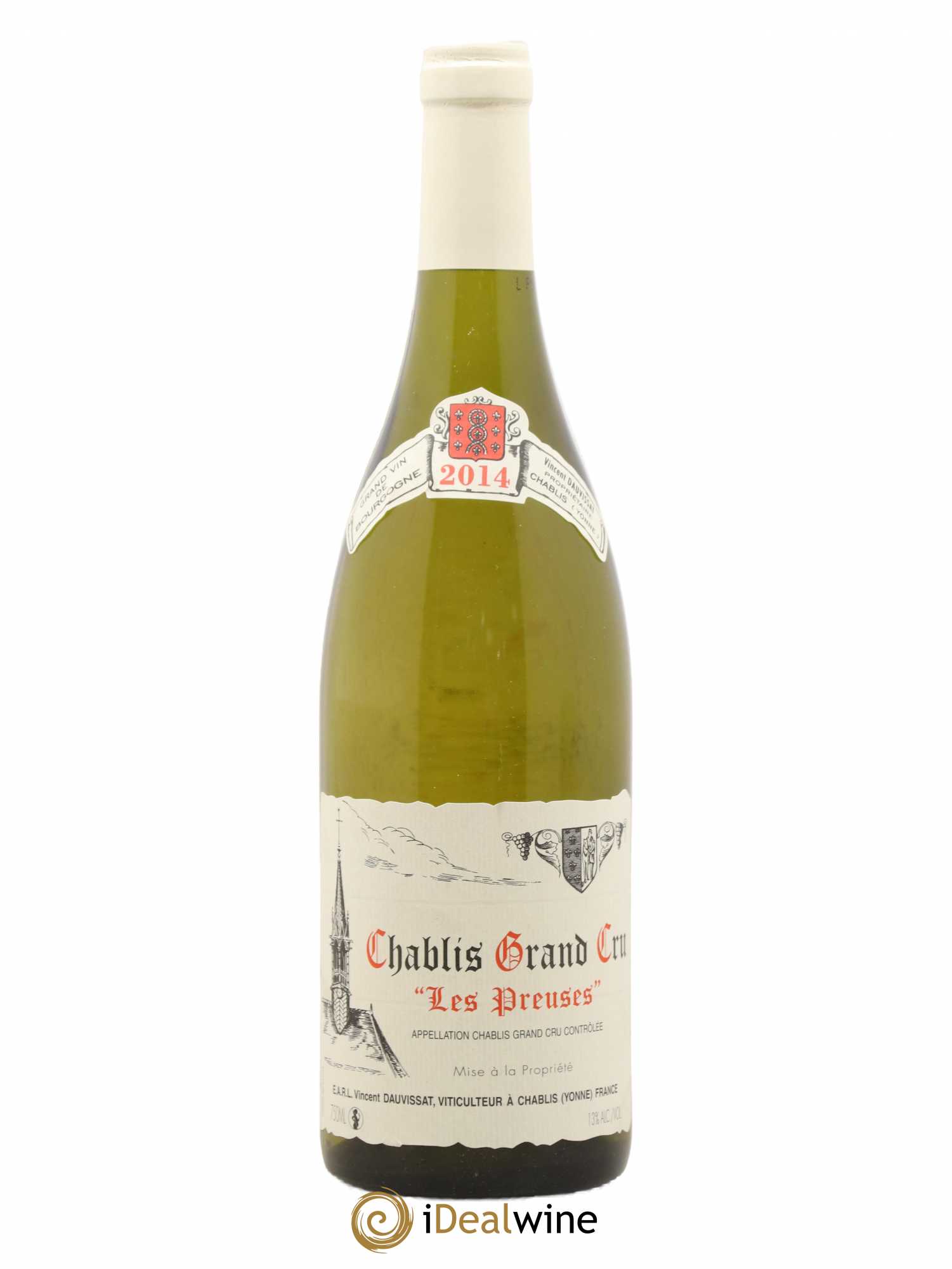 Chablis Grand Cru Les Preuses Jean & Sébastien Dauvissat 2014 - Lot de 1 bouteille - 0