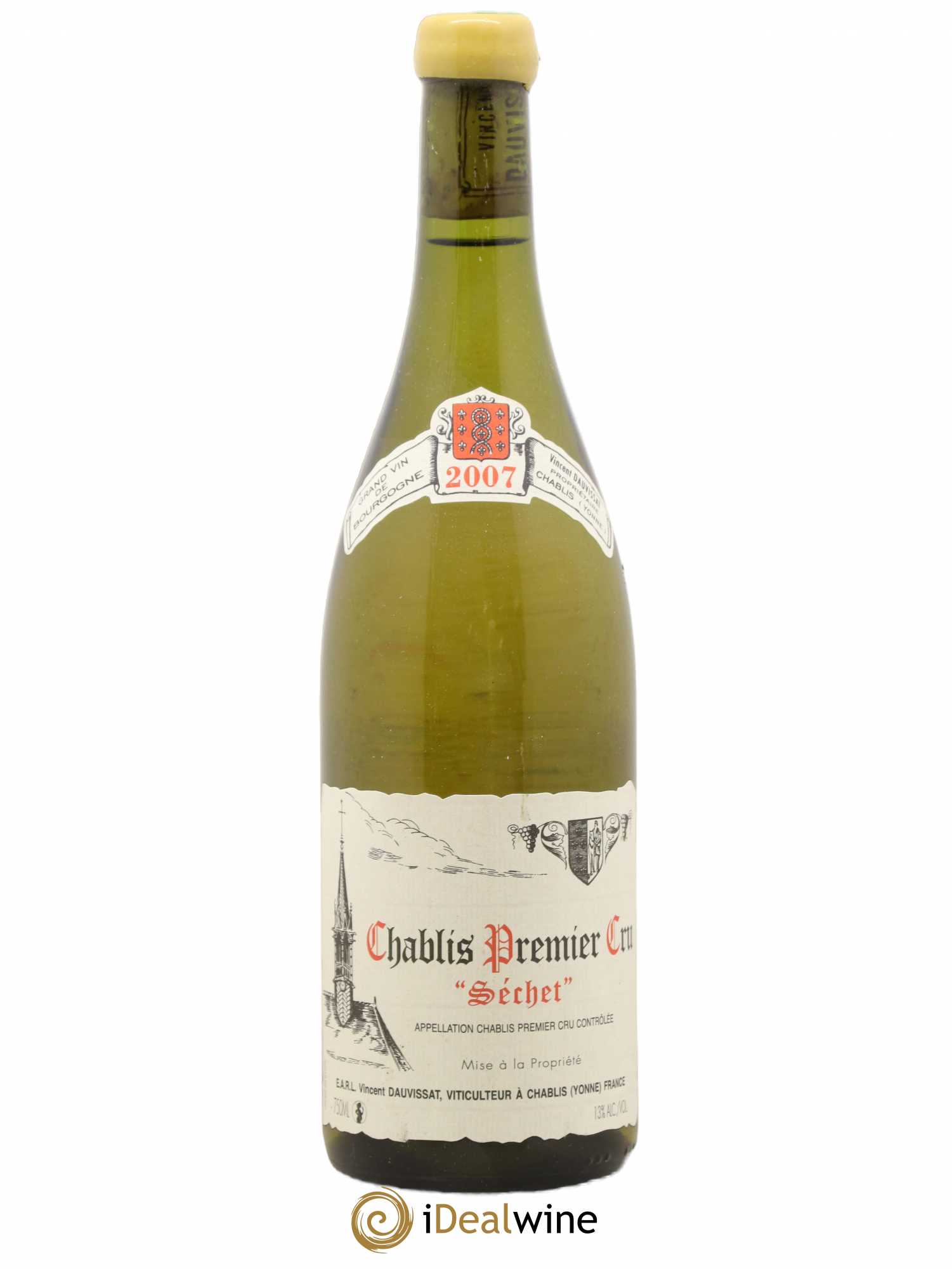 Chablis 1er Cru Séchet Vincent Dauvissat (Domaine) 2007 - Lot de 1 bouteille - 0