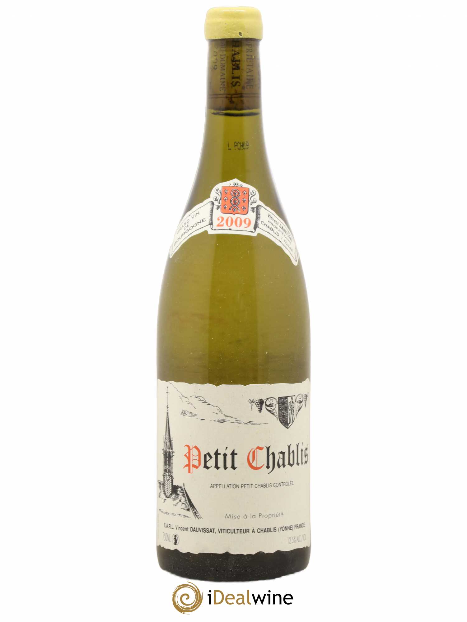 Petit Chablis Vincent Dauvissat (Domaine) 2009 - Lot de 1 bouteille - 0