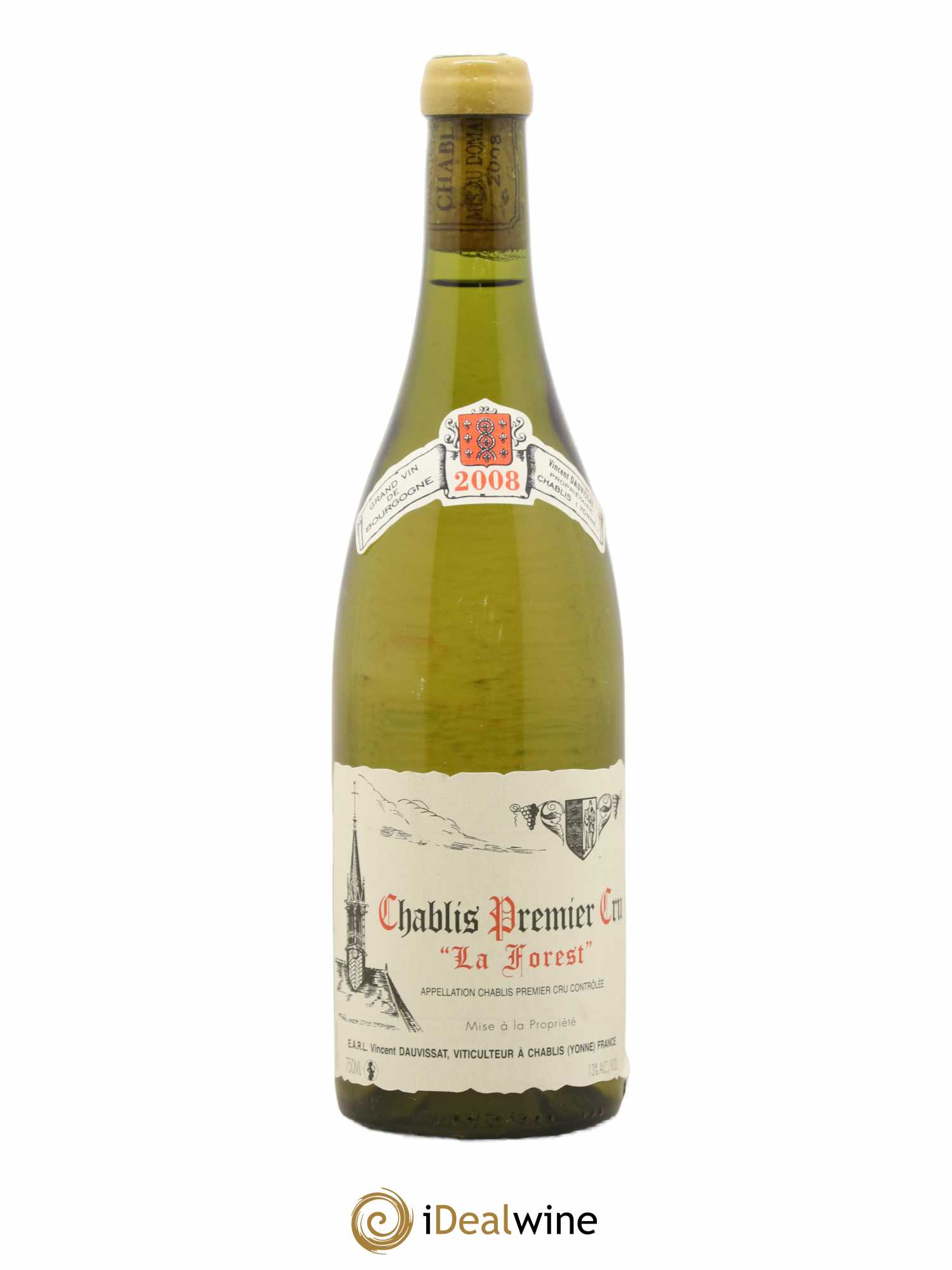 Chablis 1er Cru La Forest Vincent Dauvissat (Domaine) 2008 - Lot de 1 bouteille - 0