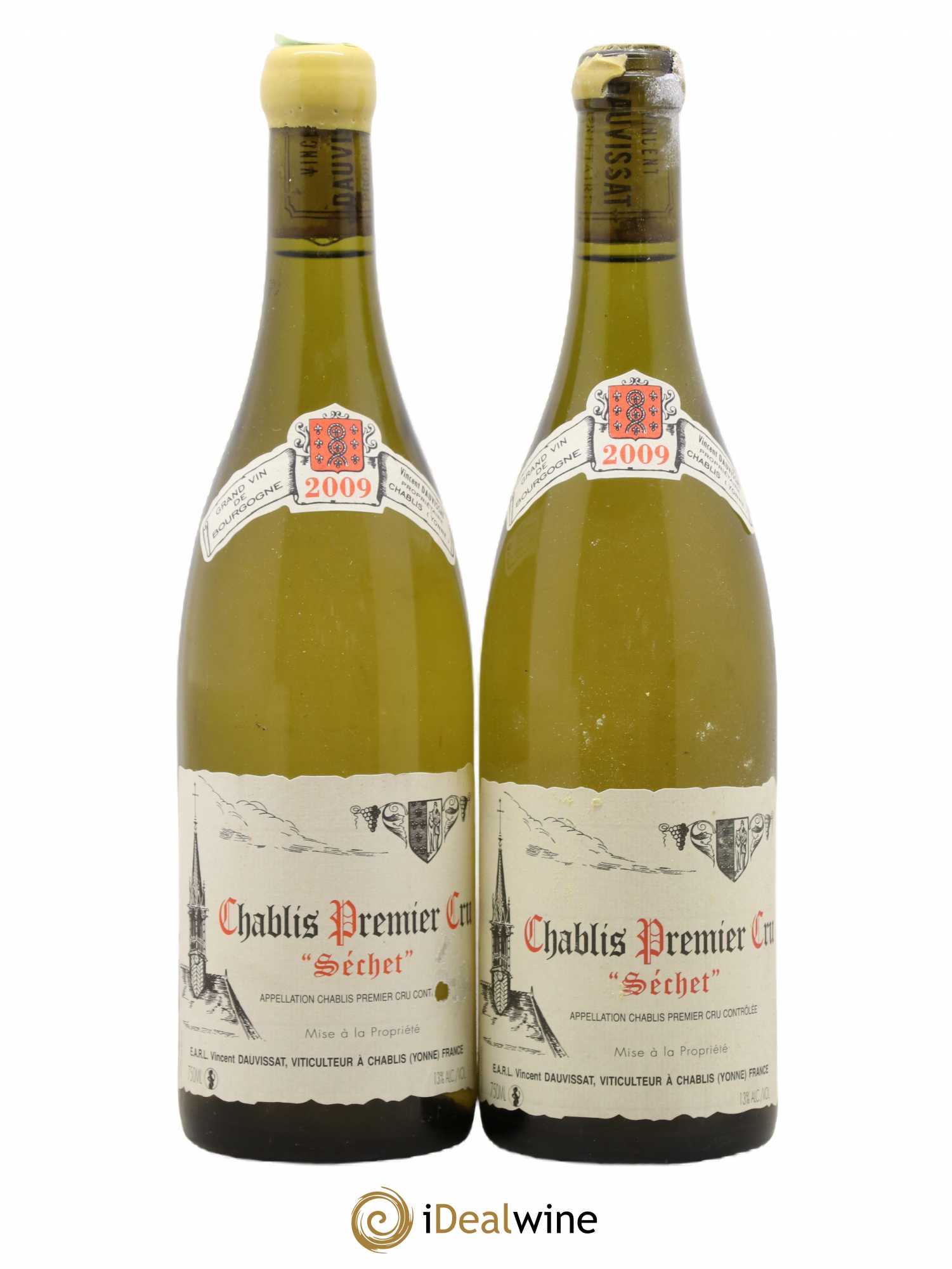 Chablis 1er Cru Séchet Vincent Dauvissat (Domaine) 2009 - Lot de 2 bouteilles - 0