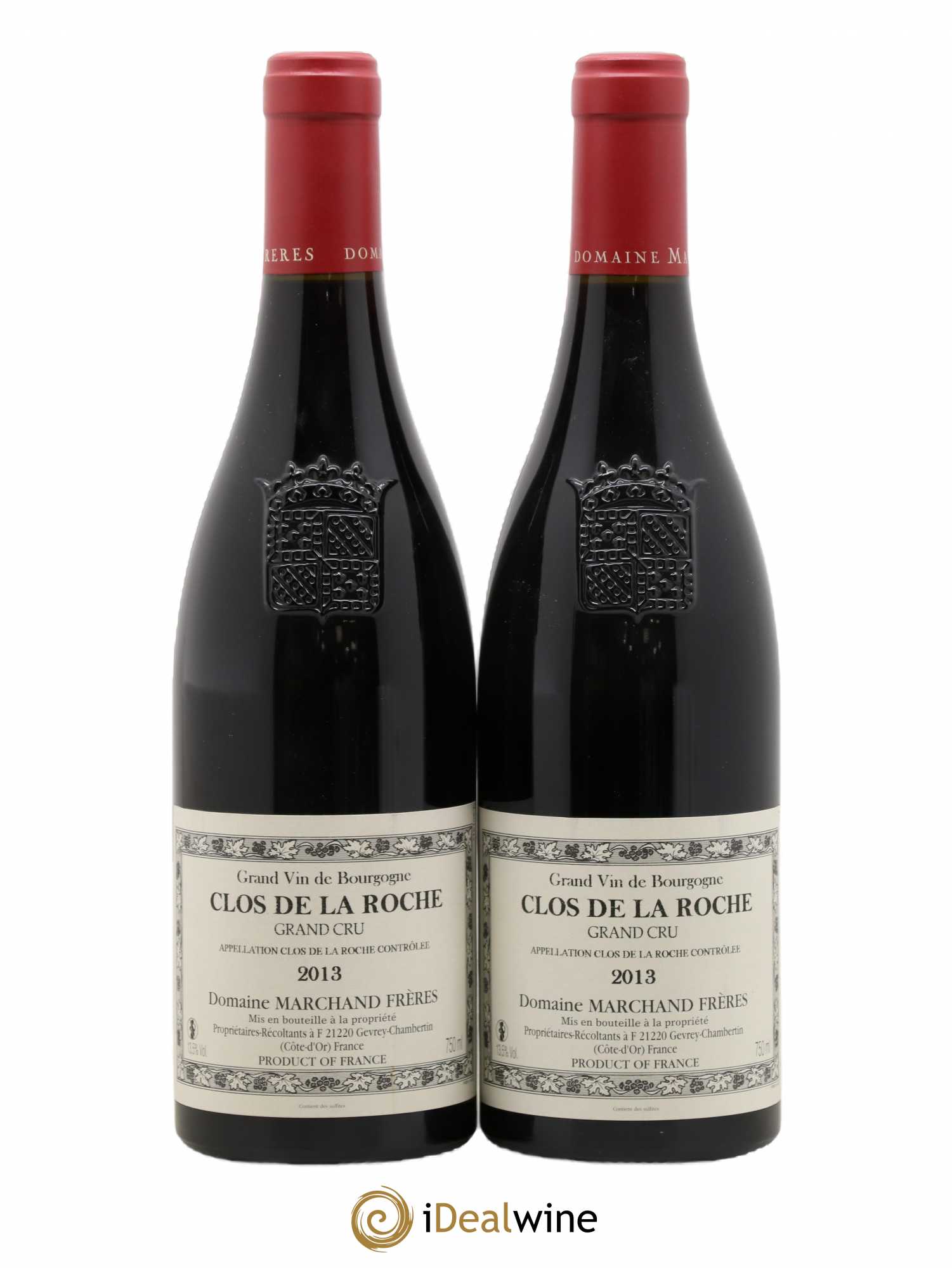Clos de la Roche Grand Cru Denis Marchand 2013 - Posten von 2 Flaschen - 0