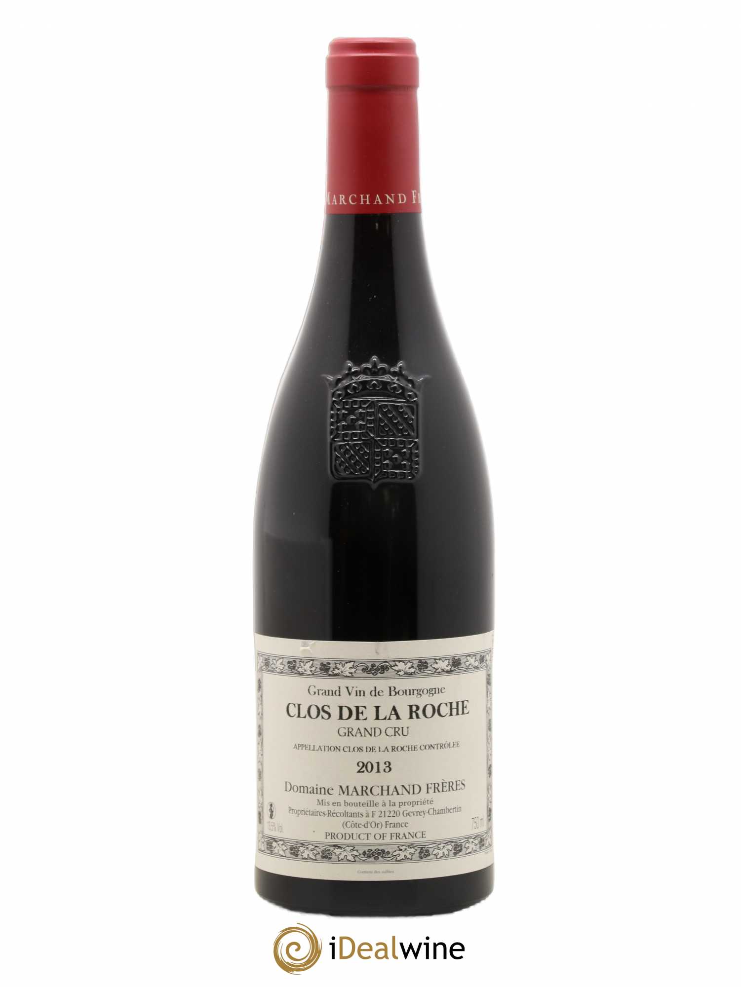 Clos de la Roche Grand Cru Denis Marchand 2013 - Lot de 1 bouteille - 0