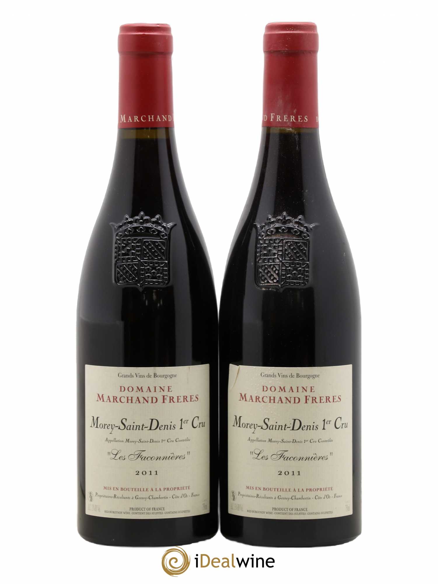 Morey-Saint-Denis 1er Cru Les Faconnieres Marchand 2011 - Lot de 2 bouteilles - 0