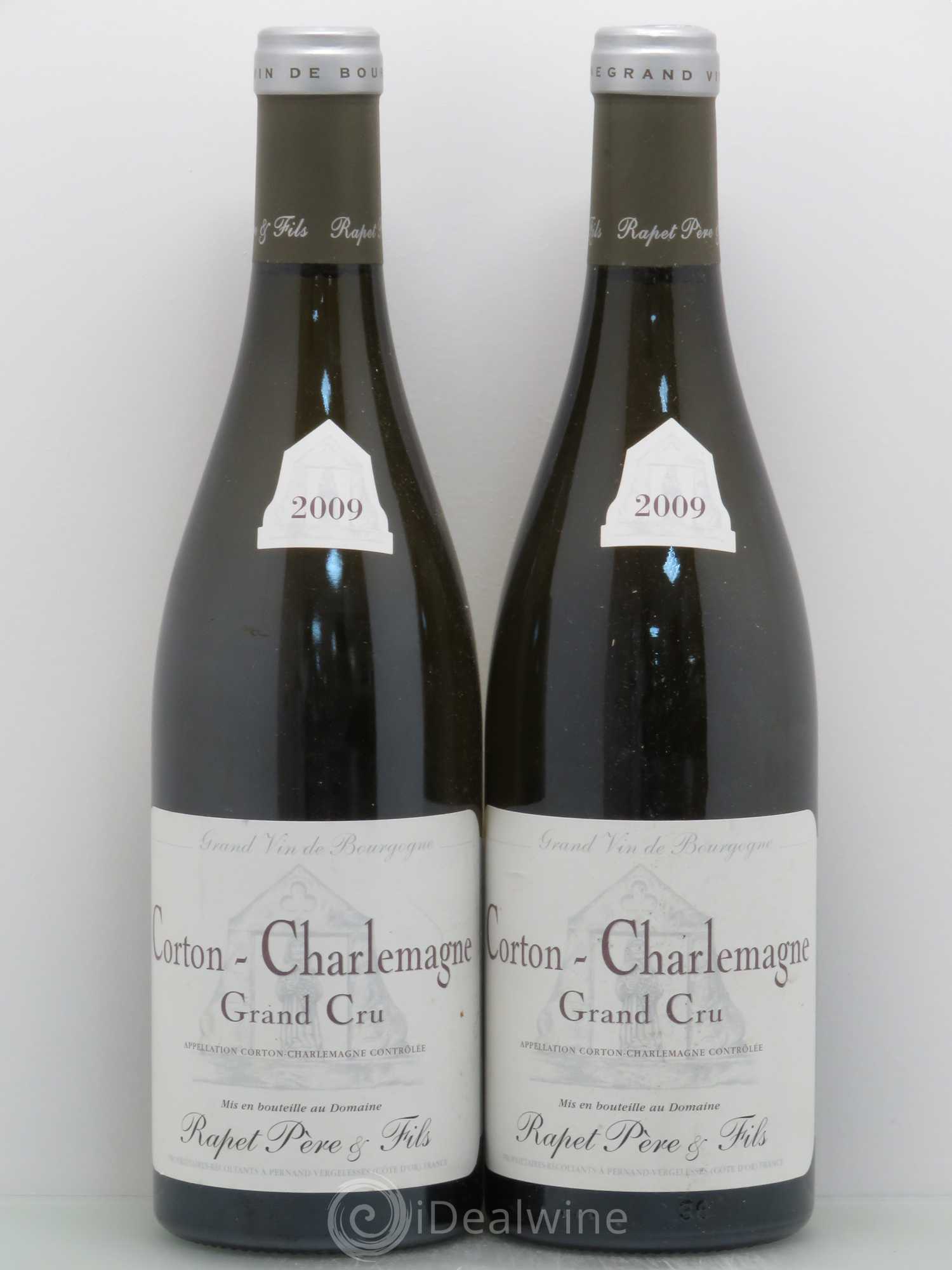 Corton-Charlemagne Grand Cru Rapet Père & Fils 2009 - Lot de 2 bouteilles - 0