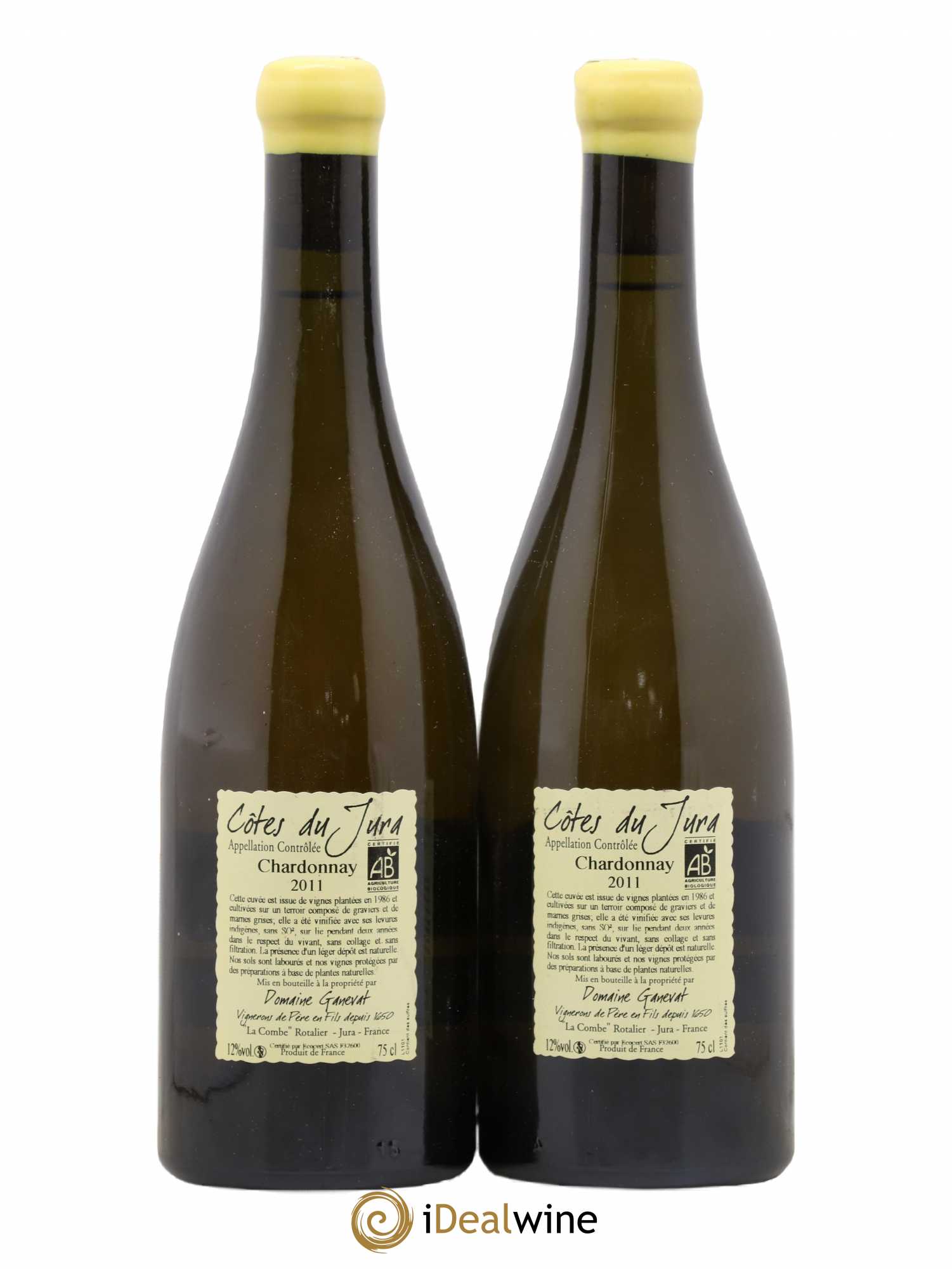 Côtes du Jura Cuvée Florine Jean-François Ganevat (Domaine) 2011 - Lot de 2 bouteilles - 1