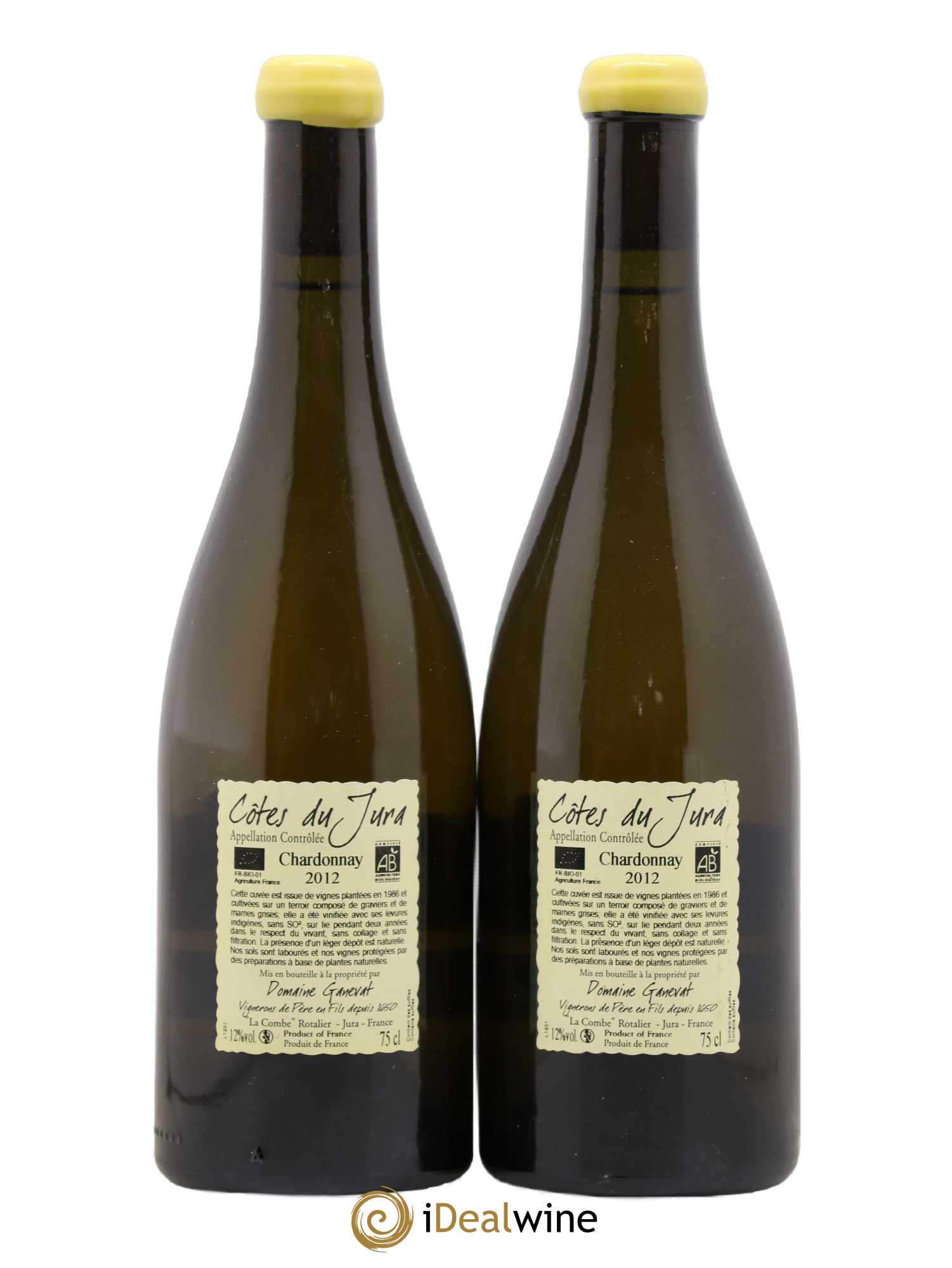Côtes du Jura Cuvée Florine Jean-François Ganevat (Domaine) 2011 - Lot de 2 bouteilles - 2