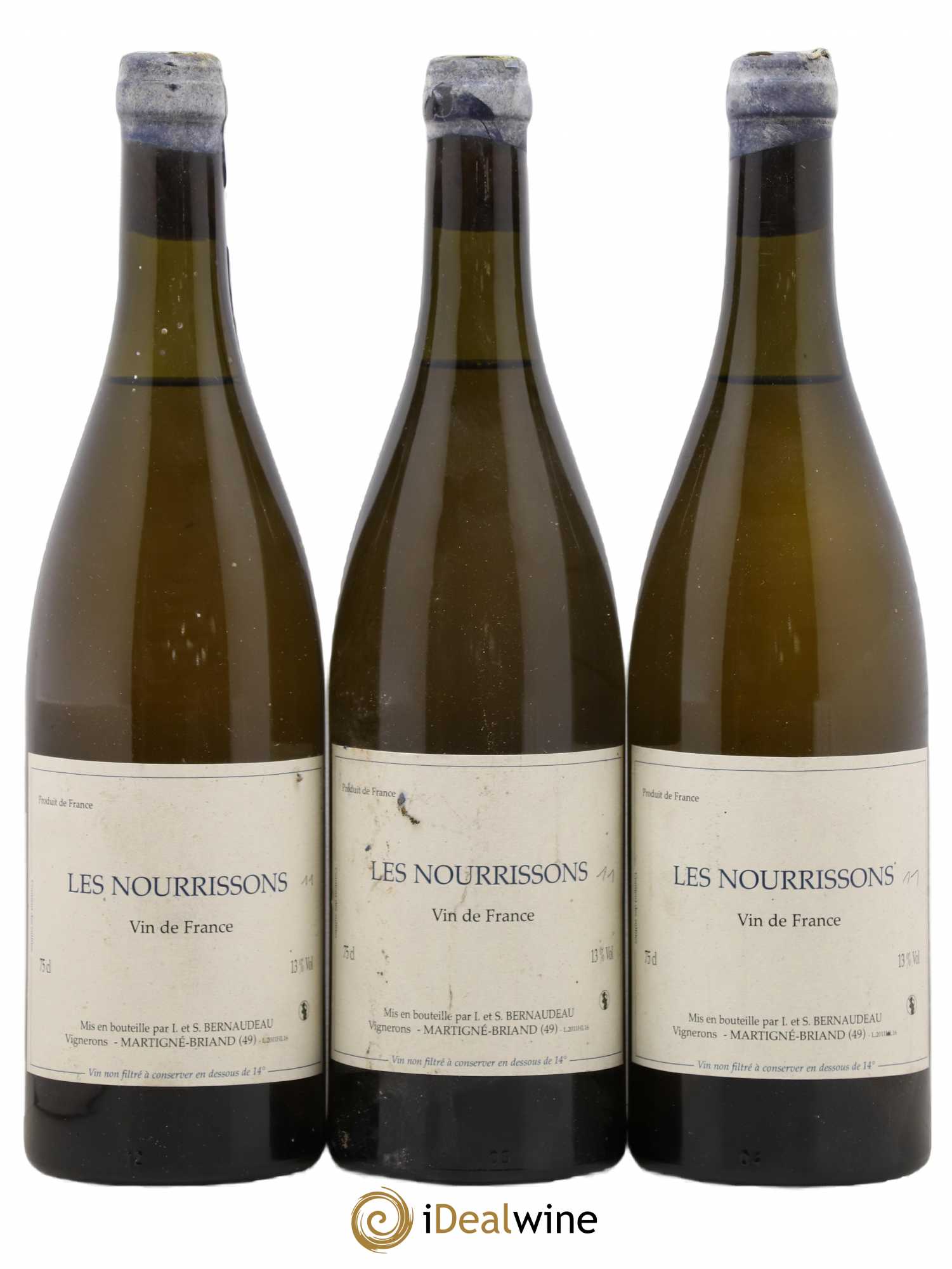 Vin de France Les Nourrissons Stéphane Bernaudeau 2011 - Posten von 3 Flaschen - 0
