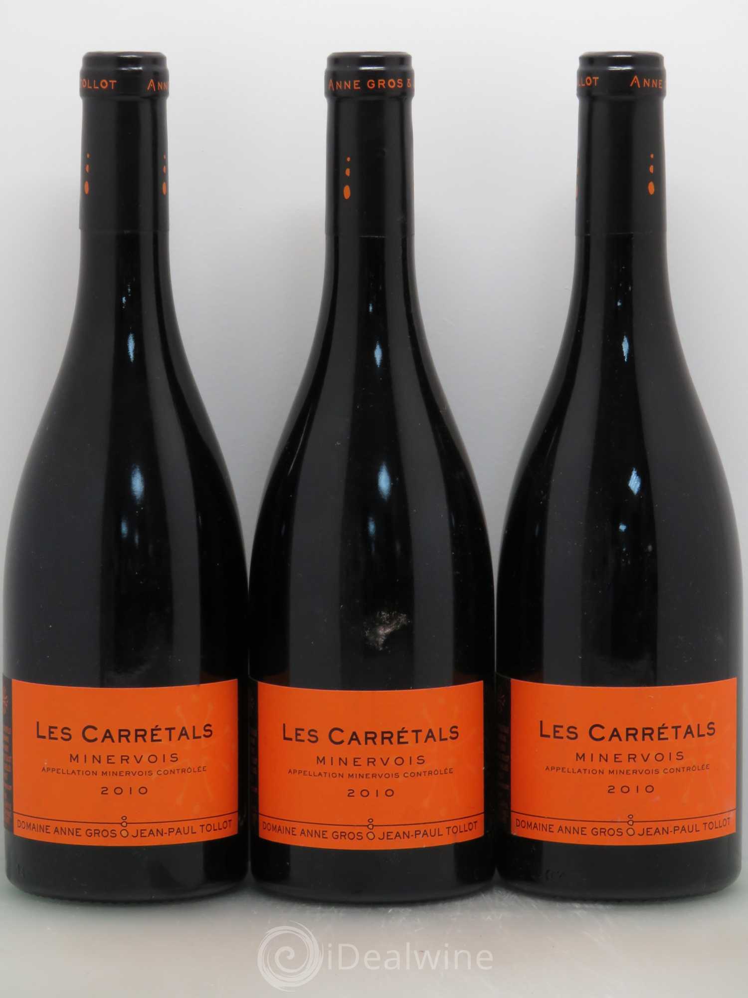 Minervois Les Carrétals Anne Gros 2010 - Posten von 6 Flaschen - 2