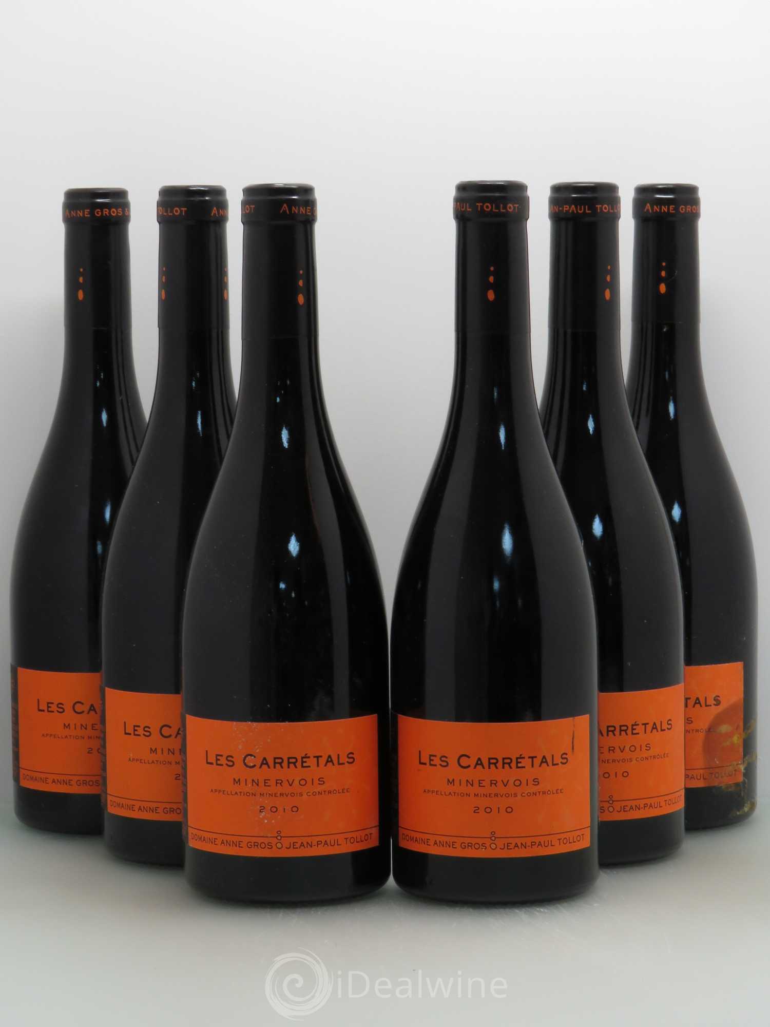 Minervois Les Carrétals Anne Gros 2010 - Posten von 6 Flaschen - 0