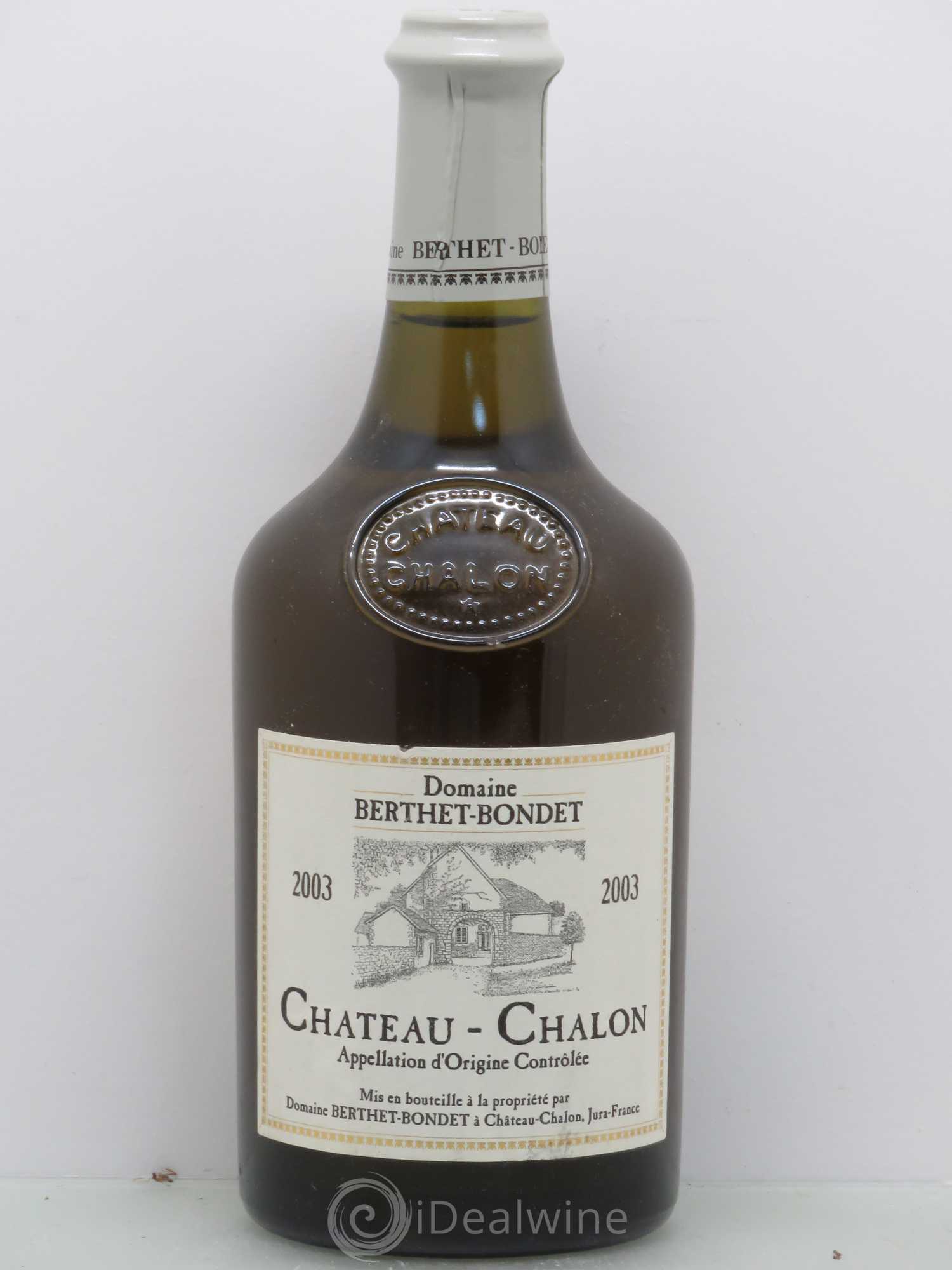 Château-Chalon Berthet-Bondet 2003 - Lot de 1 bouteille - 0