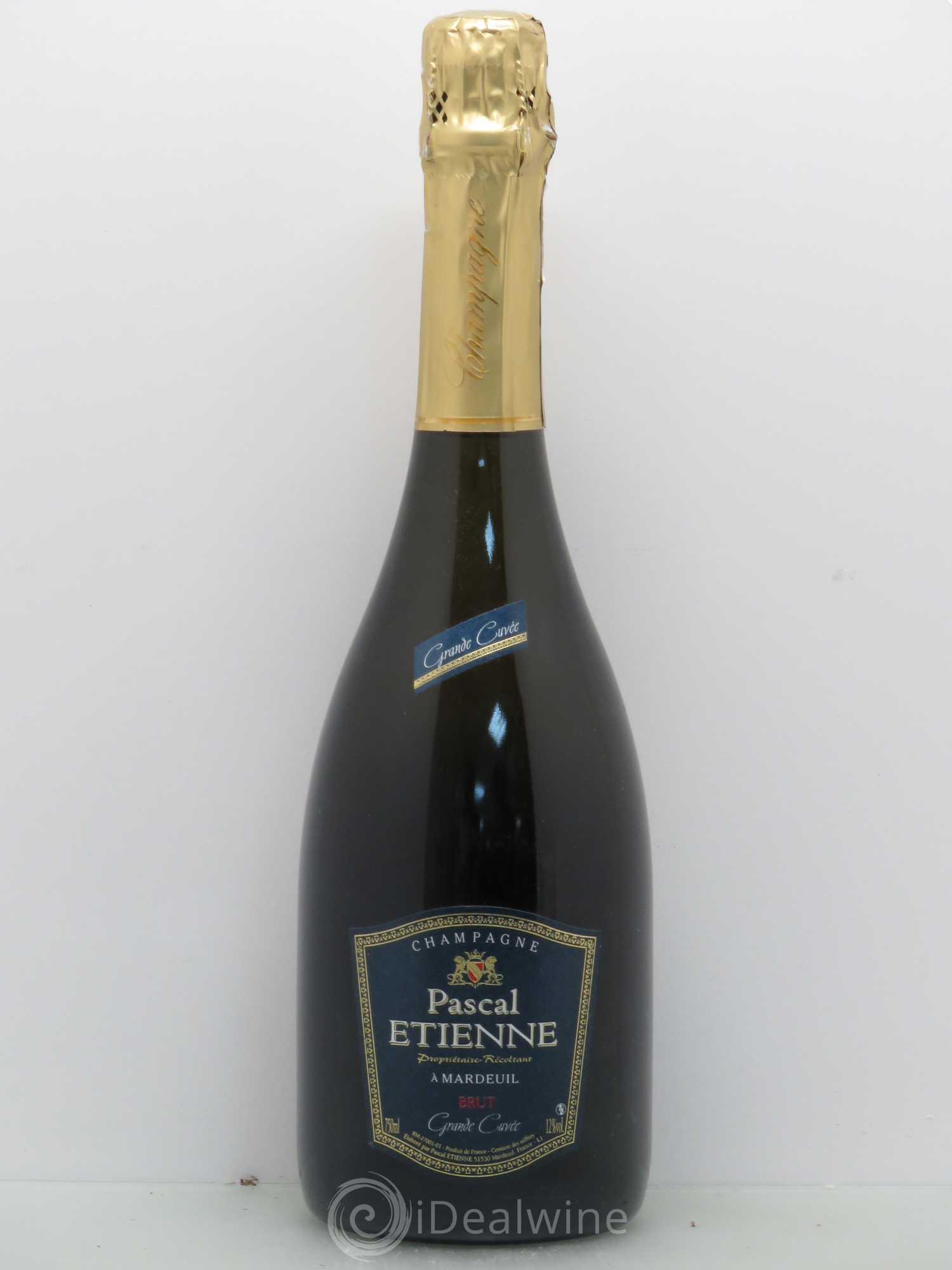 Champagne Grande Réserve - Pascal Etienne - Lot de 1 bouteille - 0