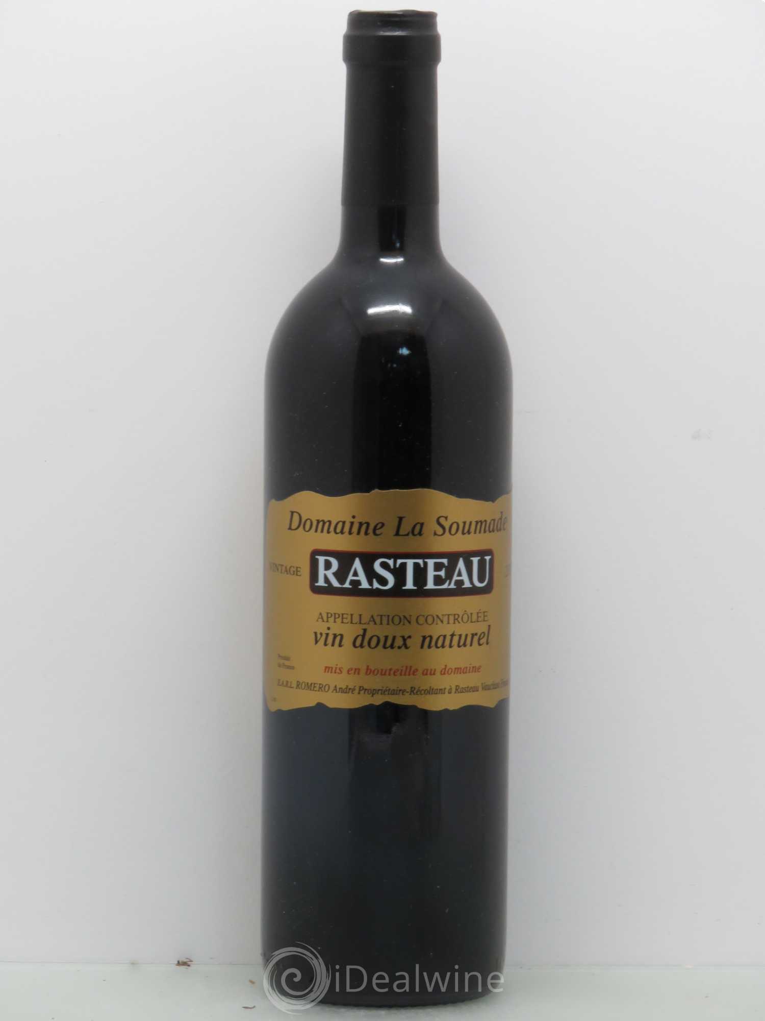 Rasteau Domaine de la Soumade 2005 - Lot de 1 bouteille - 0