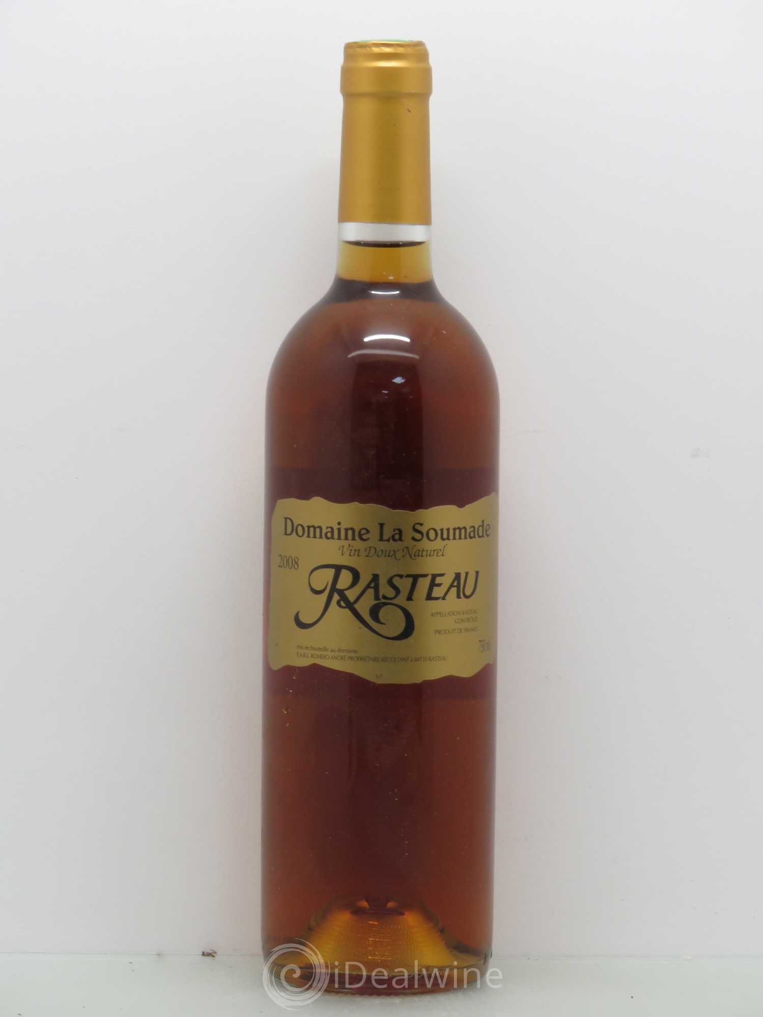 Divers Rasteau Domaine de la Soumade 2008 - Lot de 1 bouteille - 0