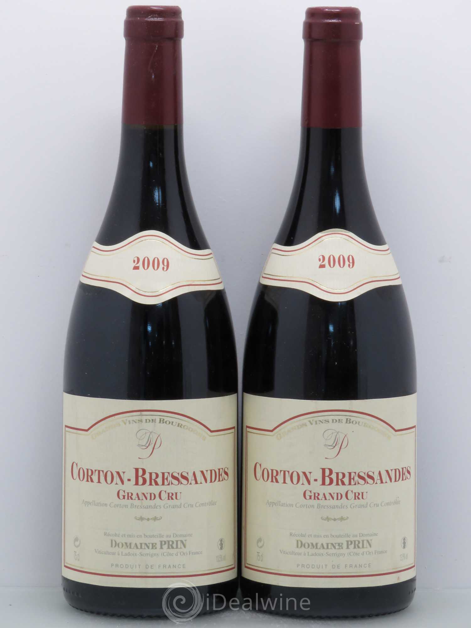 Corton Grand Cru Bressandes - Domaine Prin 2009 - Posten von 2 Flaschen - 0