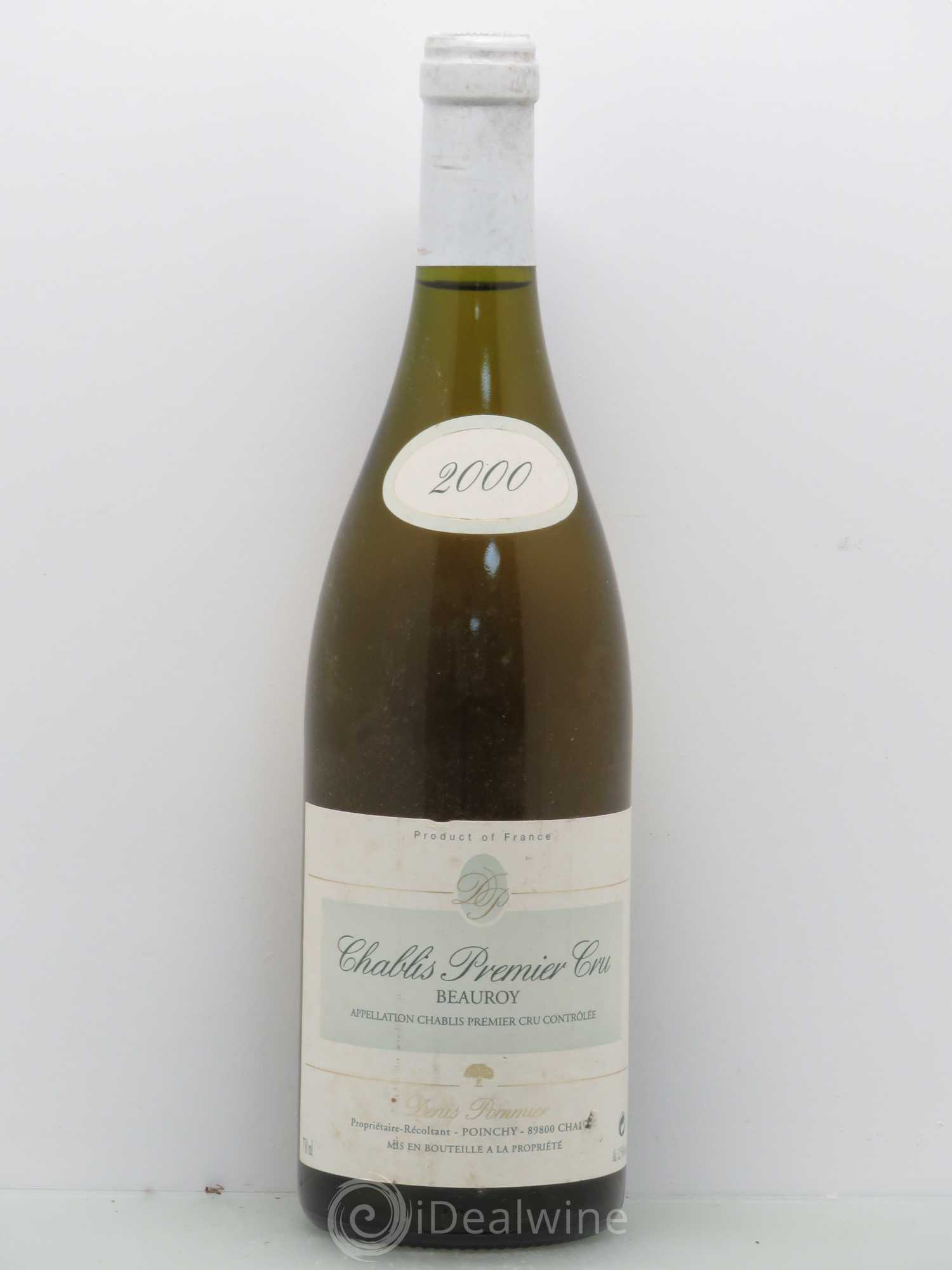 Chablis 1er Cru Beauroy - Domaine Denis Pommier 2000 - Posten von 1 Flasche - 0