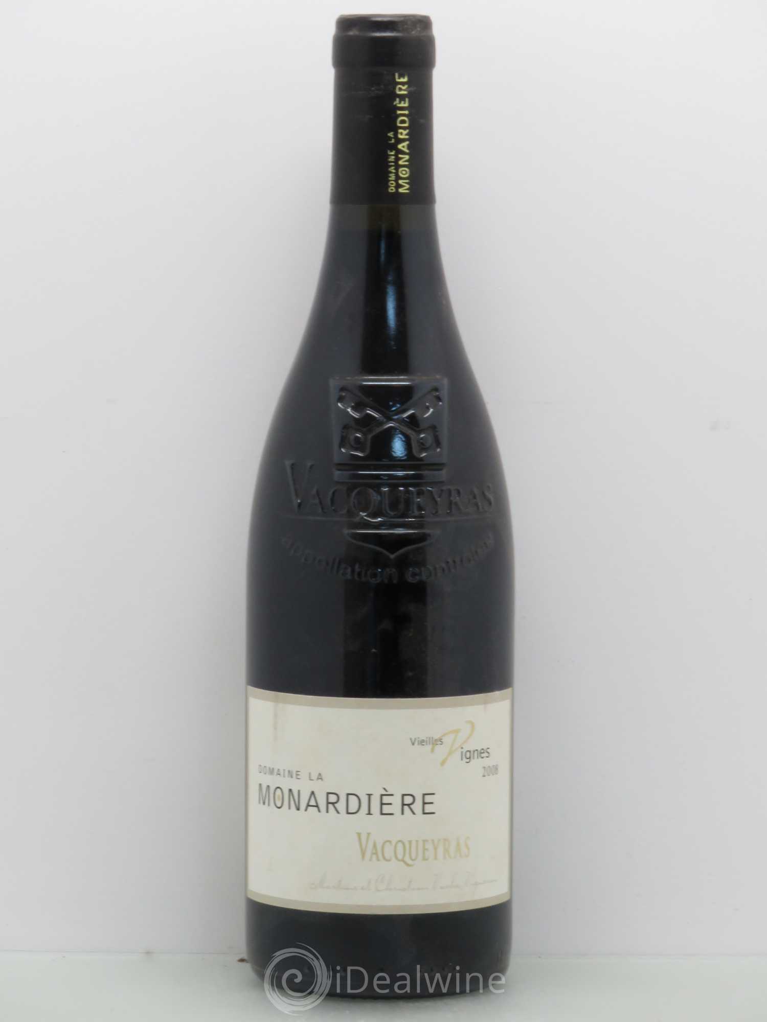 Vacqueyras Vieilles Vignes La Monardière (Domaine) 2008 - Lot de 1 bouteille - 0