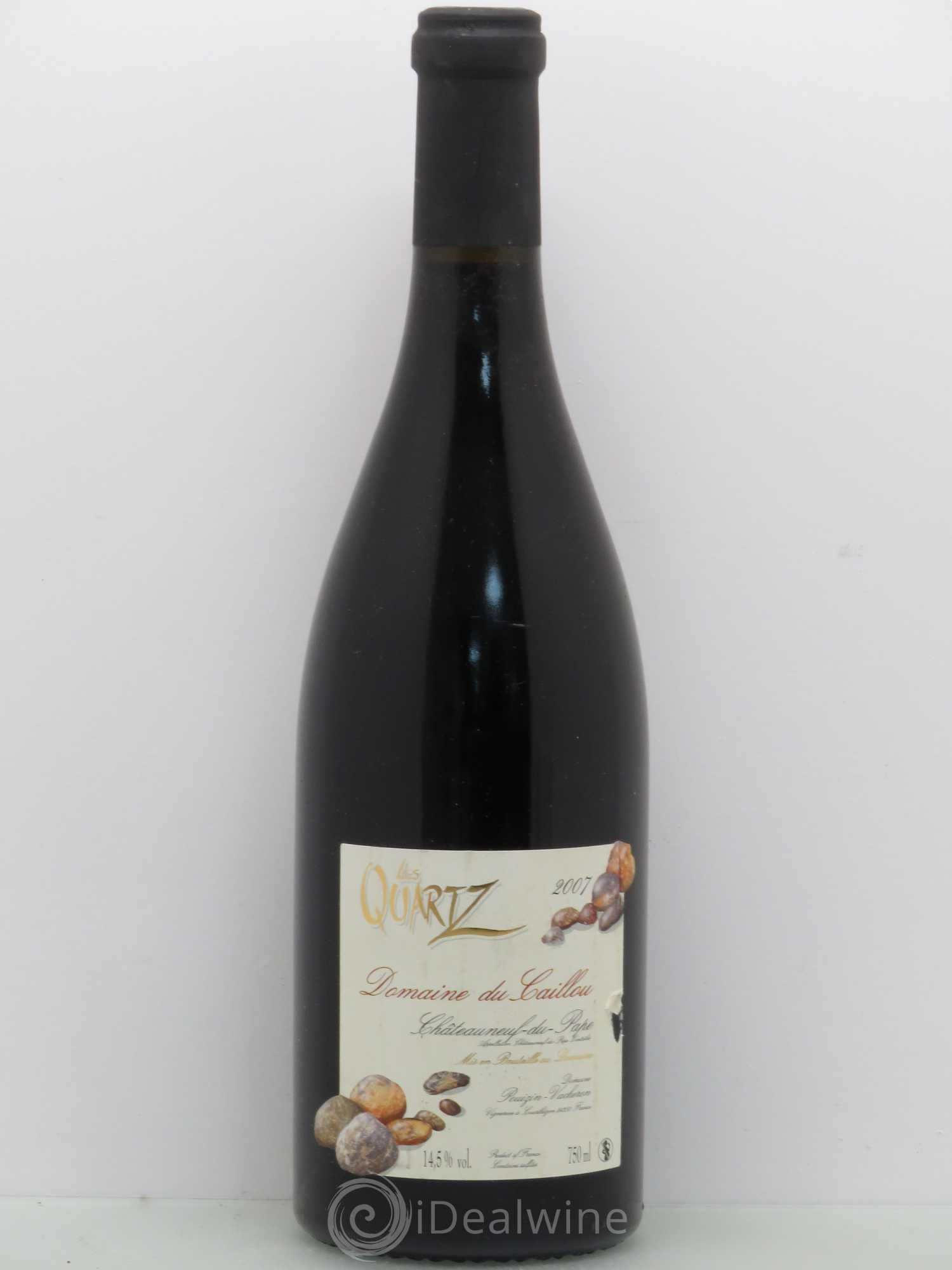 Châteauneuf-du-Pape Les Quartz Clos du Caillou 2007 - Lot de 1 bouteille - 0