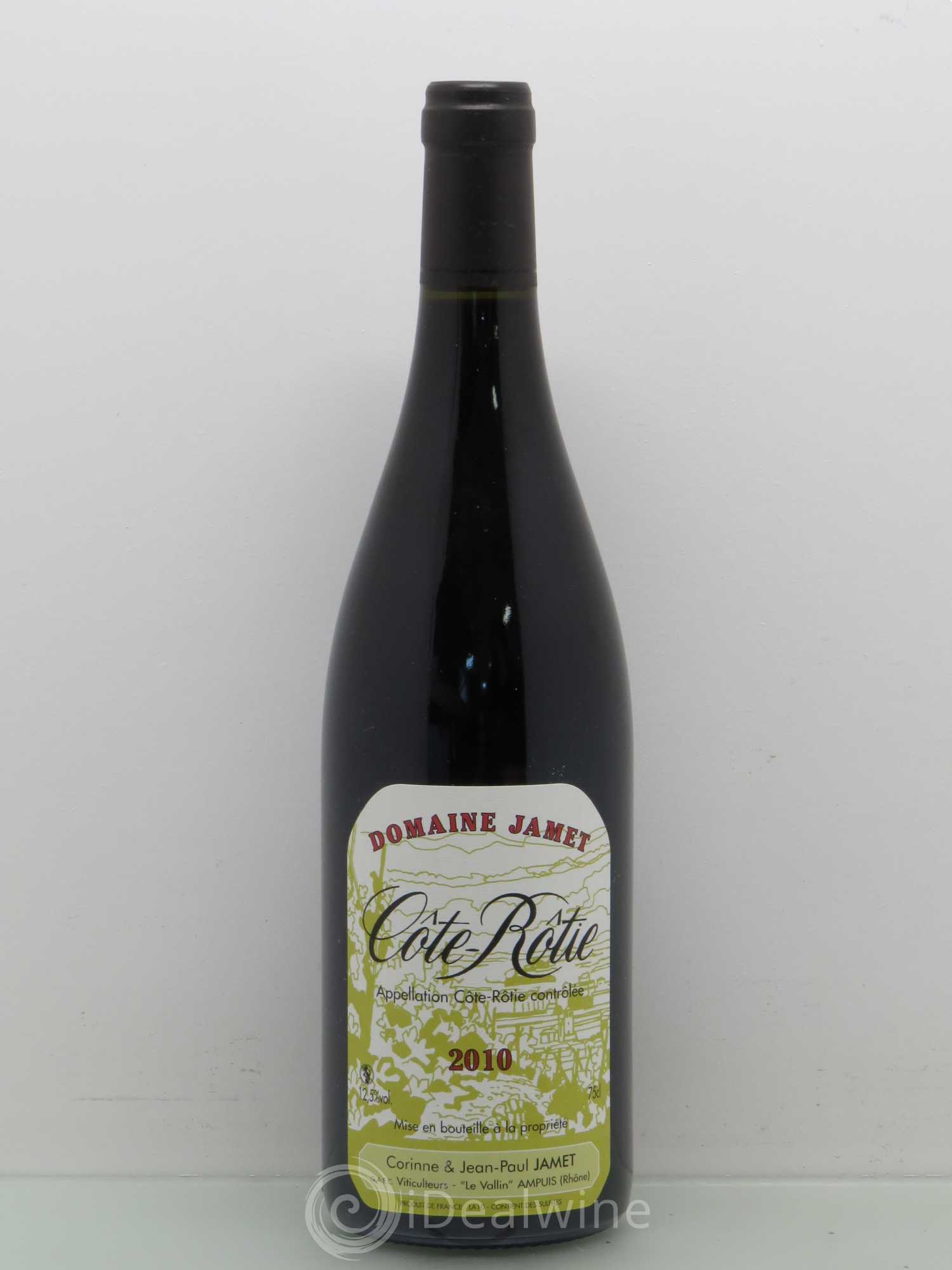 Côte-Rôtie Jamet (Domaine) 2010 - Lot de 1 bouteille - 0
