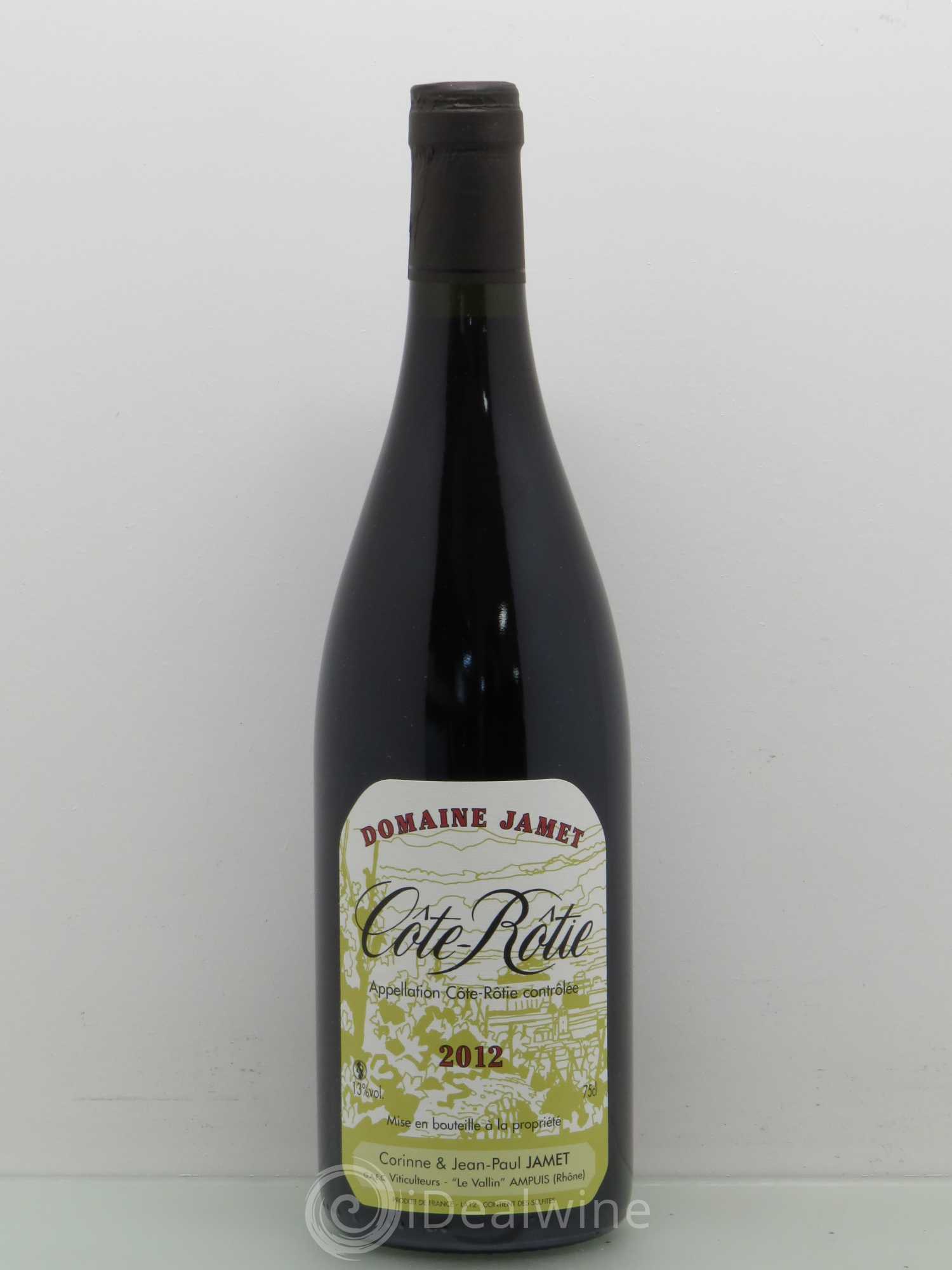 Côte-Rôtie Jamet (Domaine) 2012 - Lot de 1 bouteille - 0