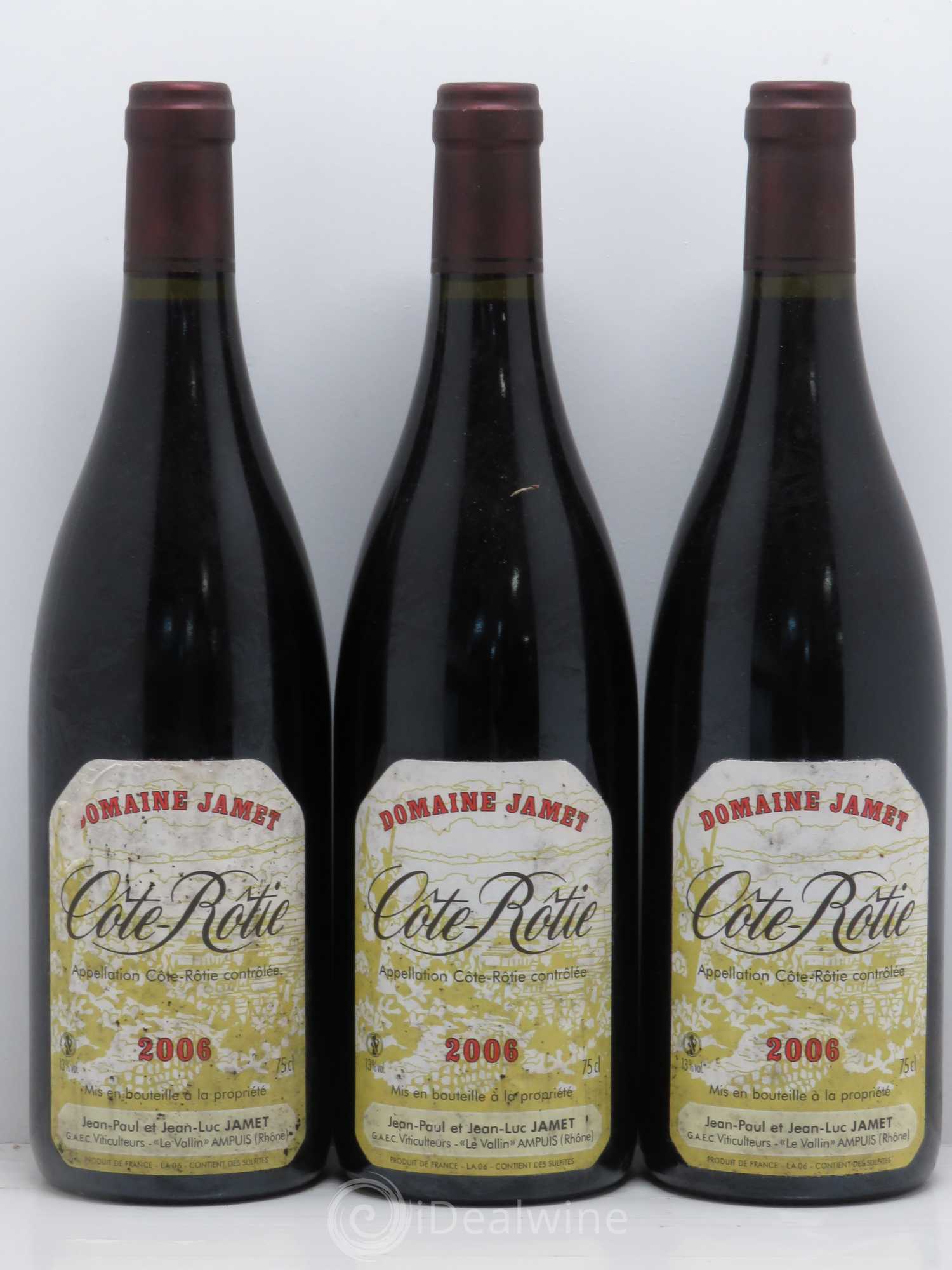 Côte-Rôtie Jamet (Domaine) 2006 - Lot de 3 bouteilles - 0