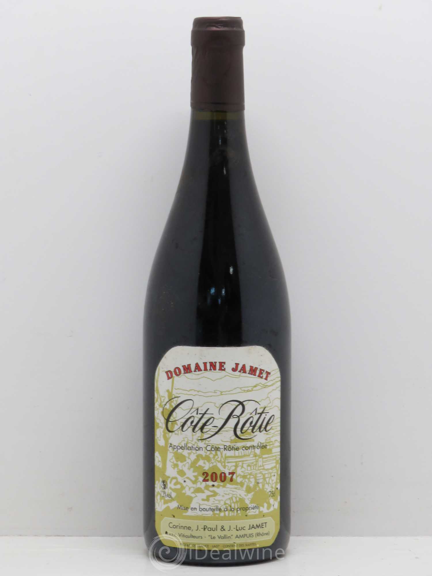 Côte-Rôtie Jamet (Domaine) 2007 - Lot de 1 bouteille - 0