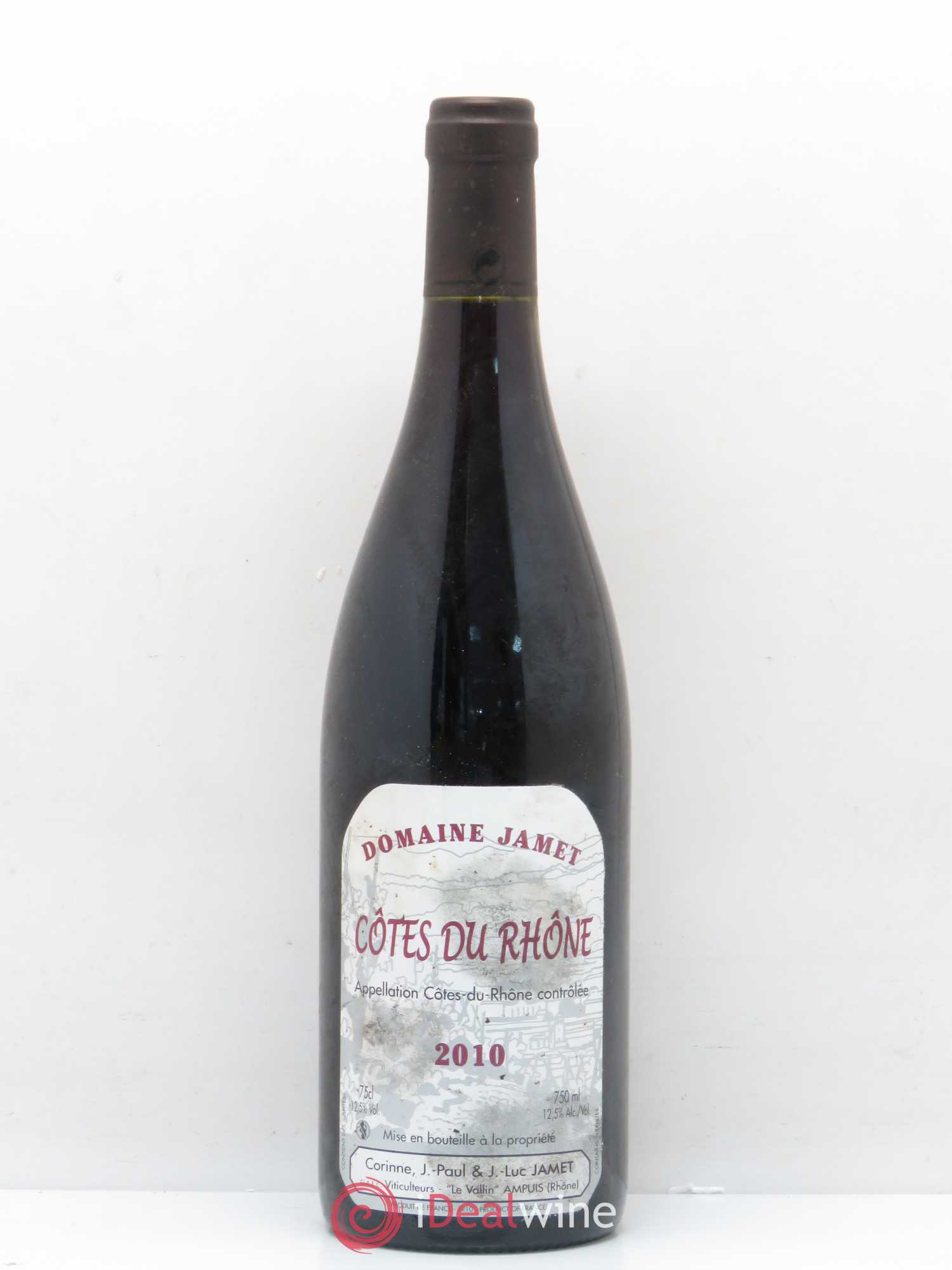 Côtes-du-Rhône Jamet (Domaine) 2010 - Lot de 1 bouteille - 0