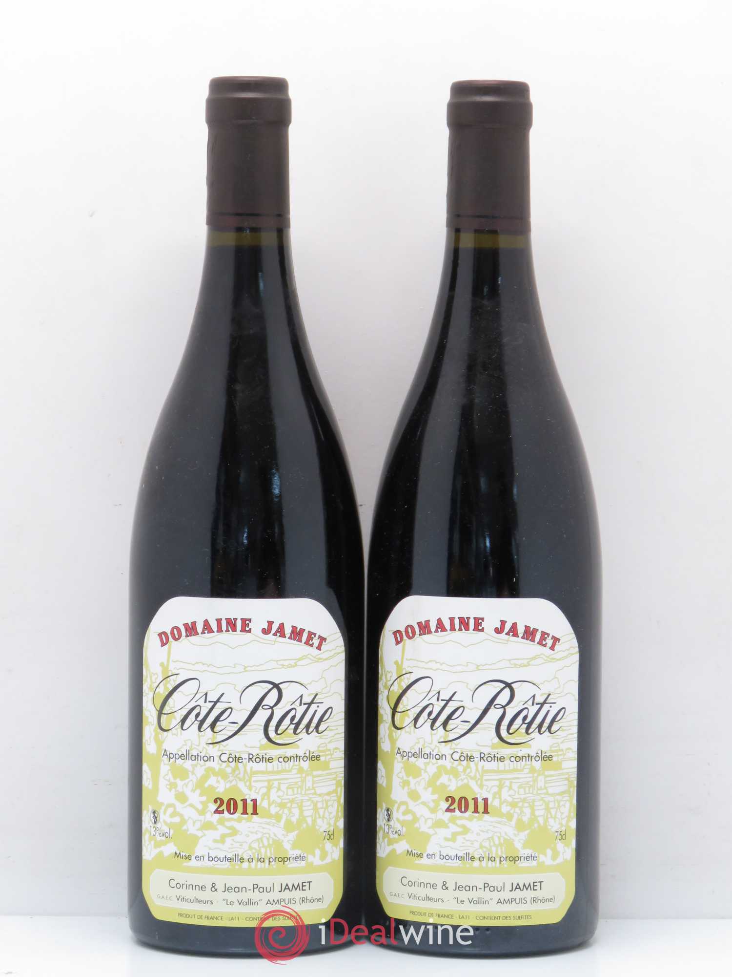 Côte-Rôtie Jamet (Domaine) 2011 - Lot de 2 bouteilles - 0