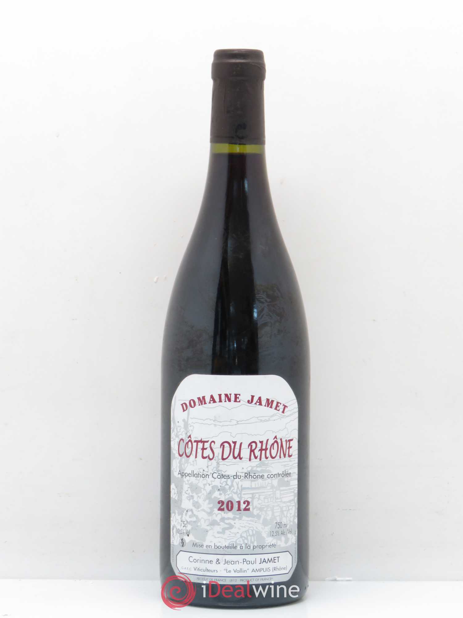 Côtes-du-Rhône Jamet (Domaine) 2012 - Lot de 1 bouteille - 0