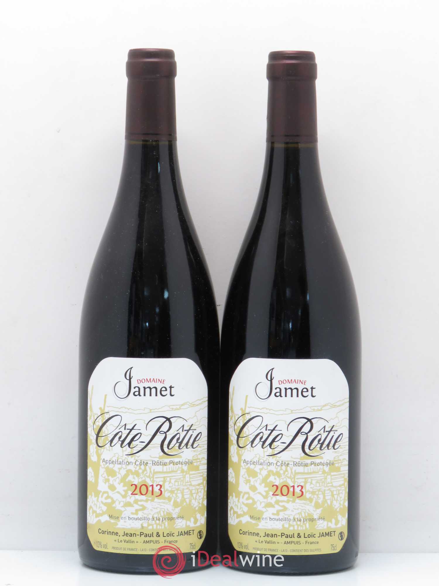 Côte-Rôtie Jamet (Domaine) 2013 - Lot de 2 bouteilles - 0
