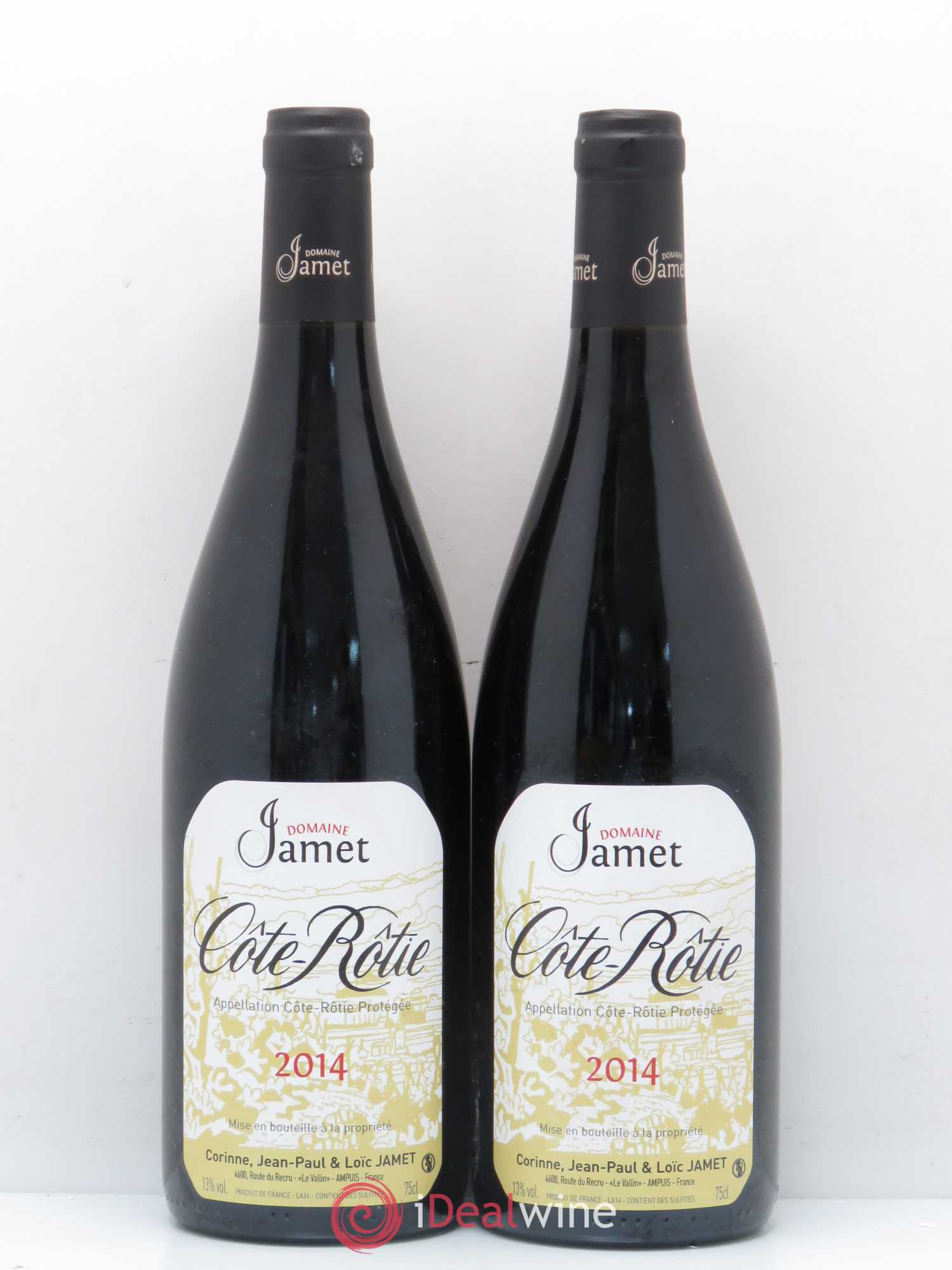 Côte-Rôtie Jamet (Domaine) 2014 - Lot de 2 bouteilles - 0