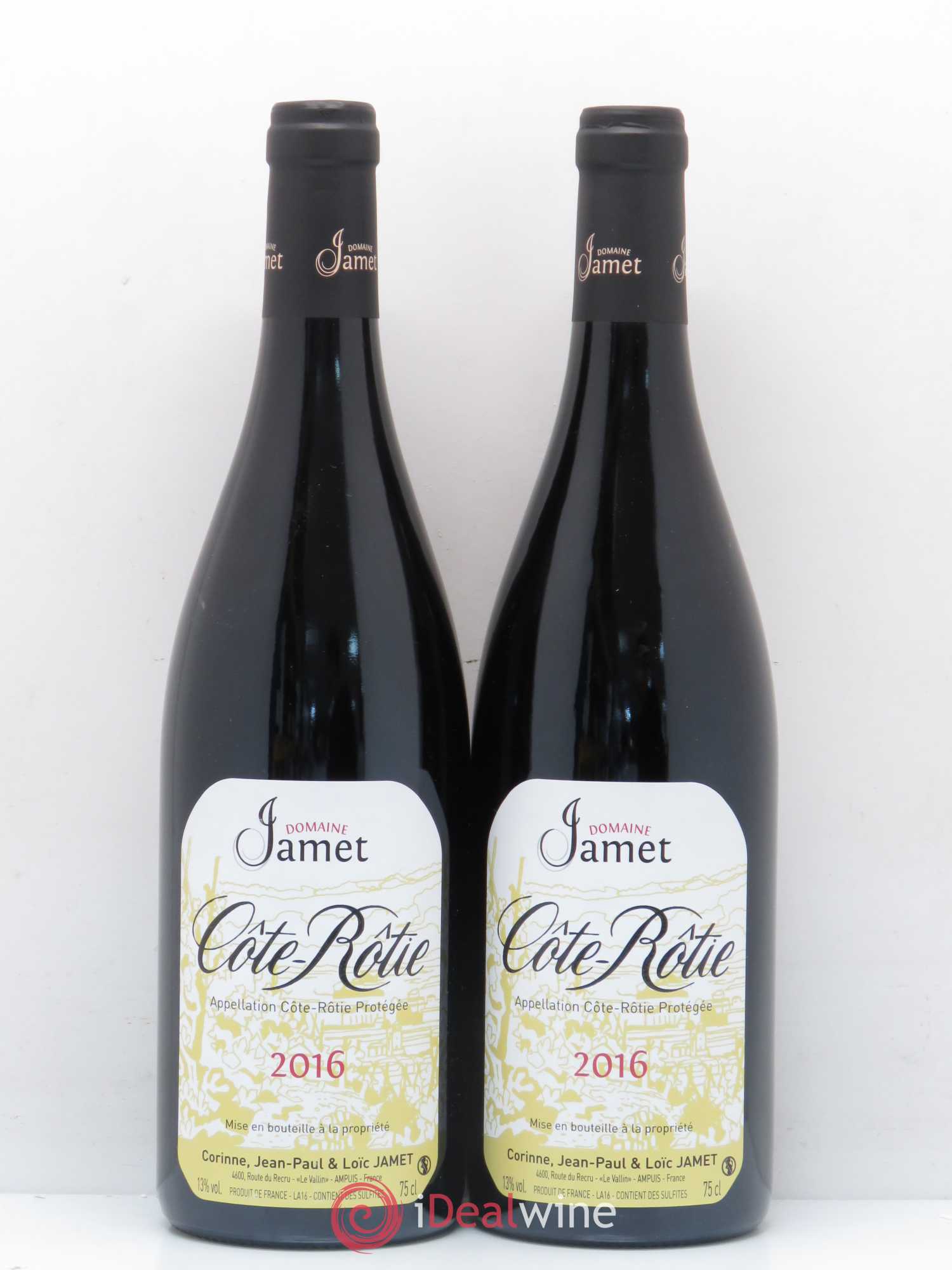 Côte-Rôtie Jamet (Domaine) 2016 - Lot de 2 bouteilles - 0