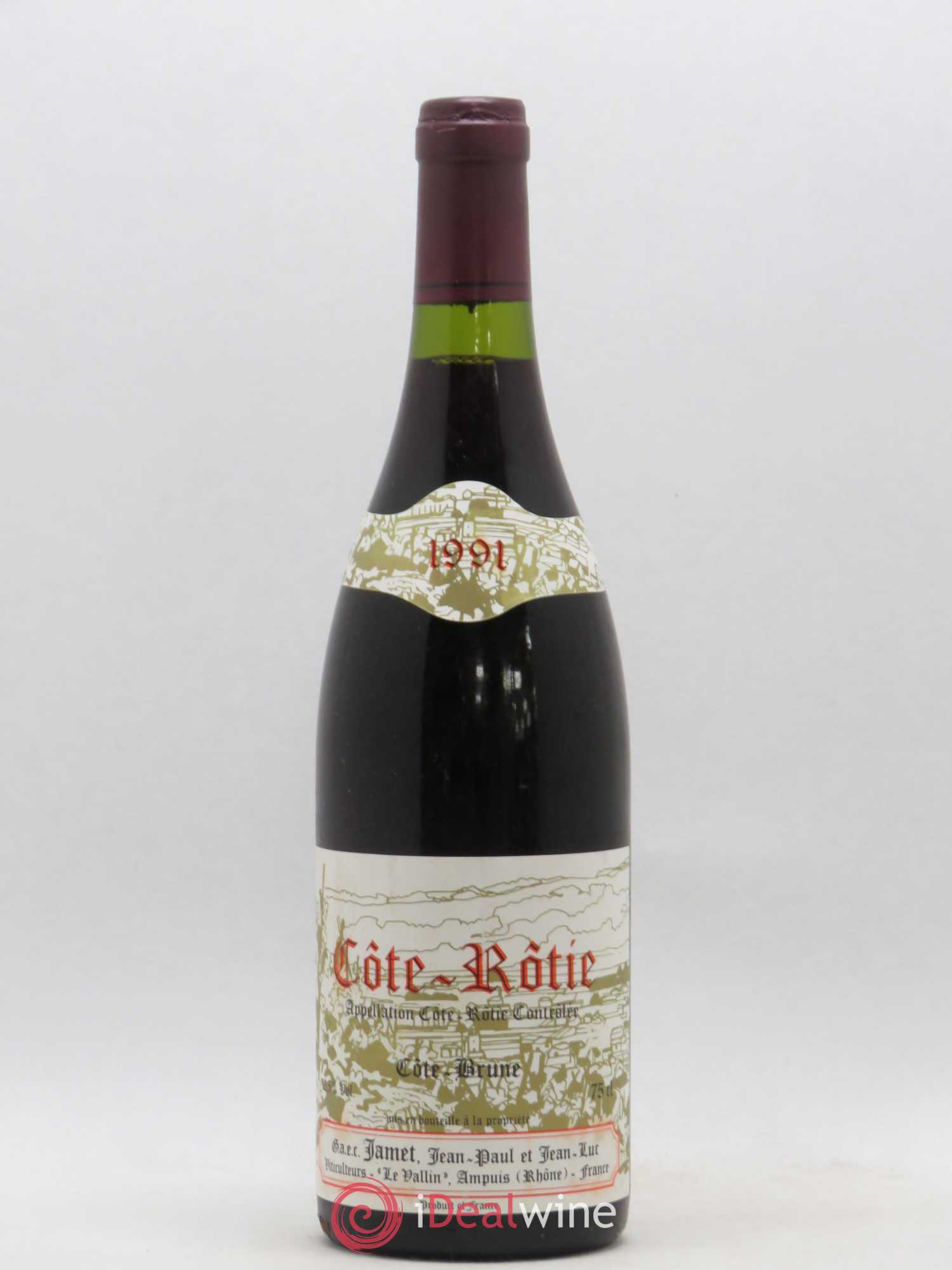 Côte-Rôtie Côte Brune Jamet (Domaine) 1991 - Lot de 1 bouteille - 0