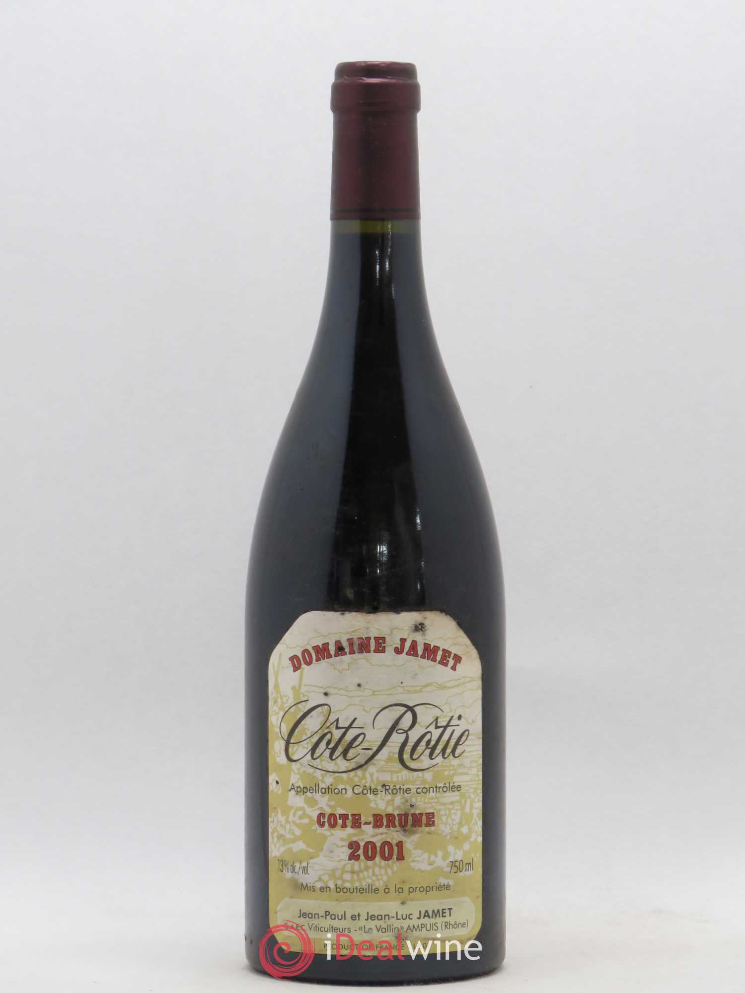 Côte-Rôtie Côte Brune Jamet (Domaine) 2001 - Lot de 1 bouteille - 0