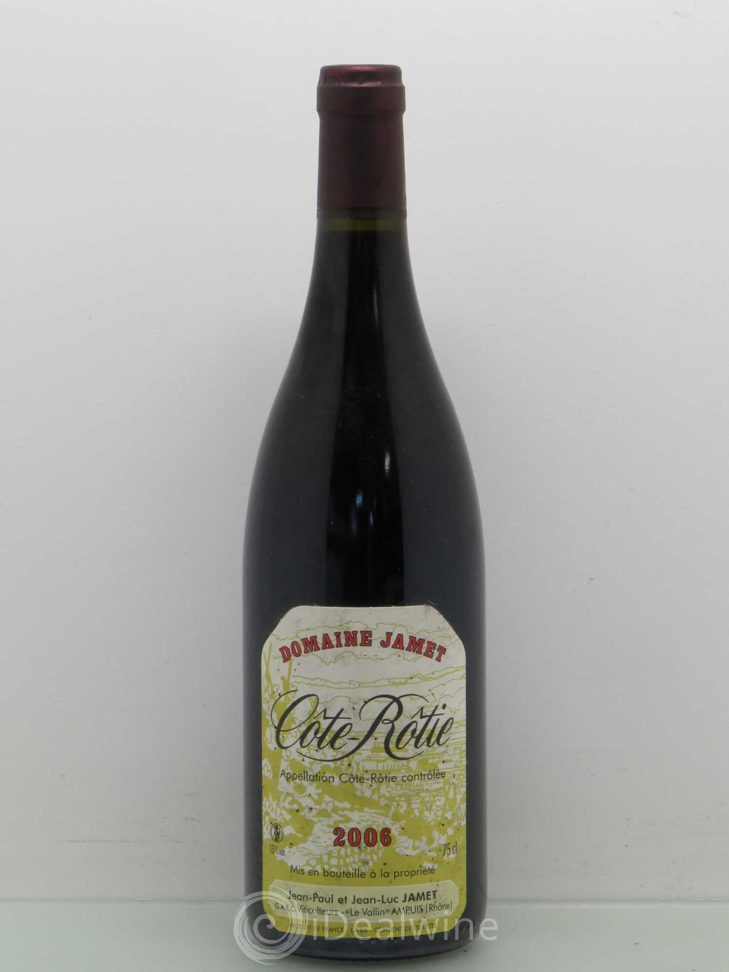 Côte-Rôtie Jamet (Domaine) 2006 - Lot de 1 bouteille - 0