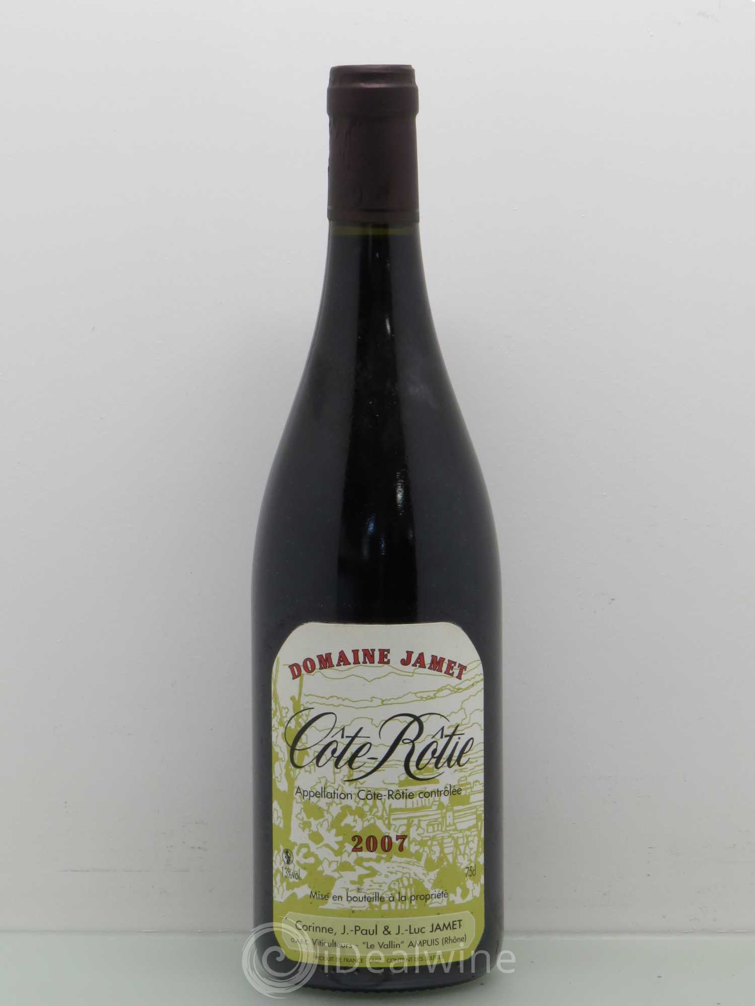 Côte-Rôtie Jamet (Domaine) 2007 - Lot de 1 bouteille - 0