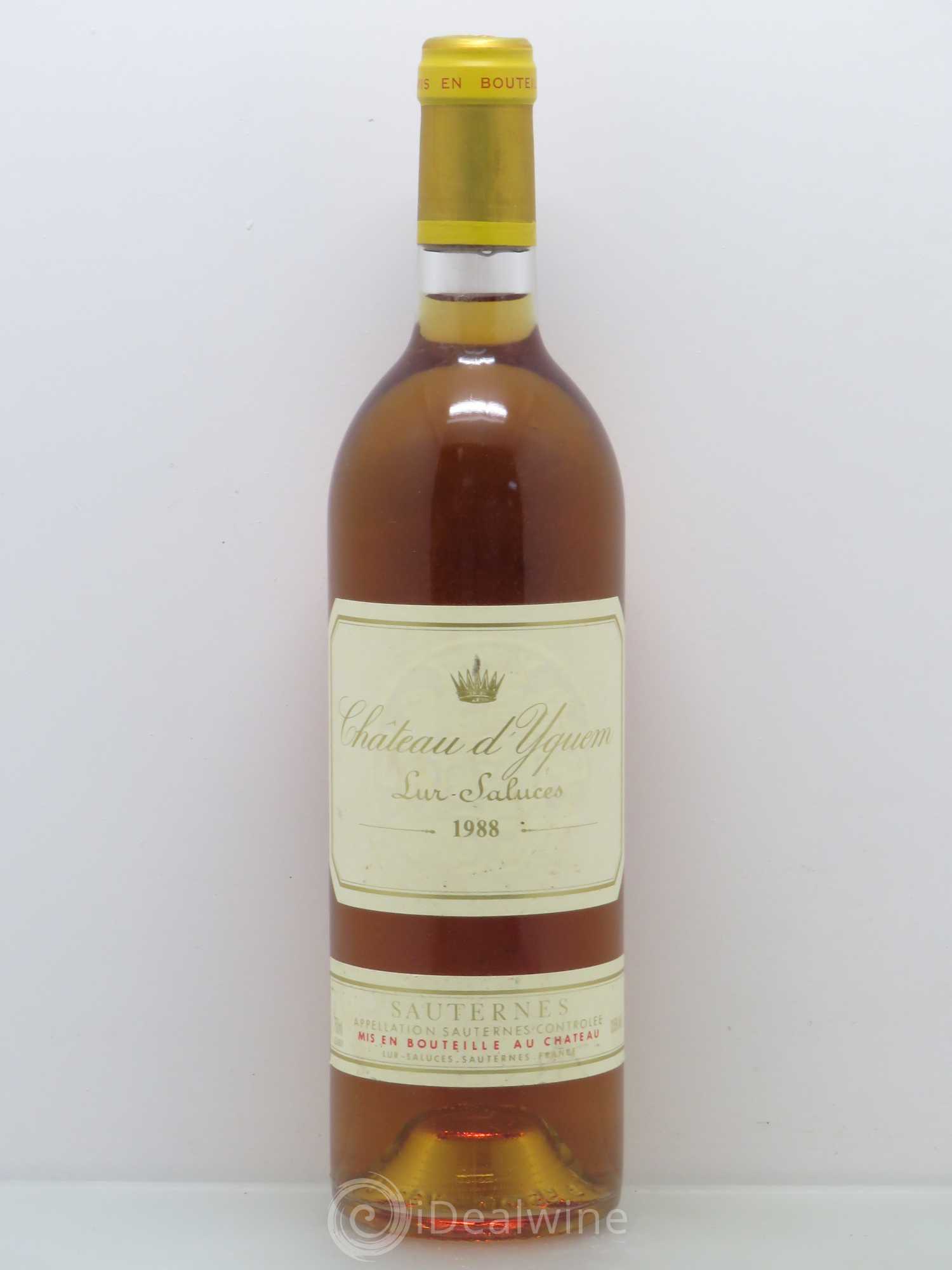Château d' Yquem 1er Cru Classé Supérieur 1988 - Lotto di 1 bottiglia - 0