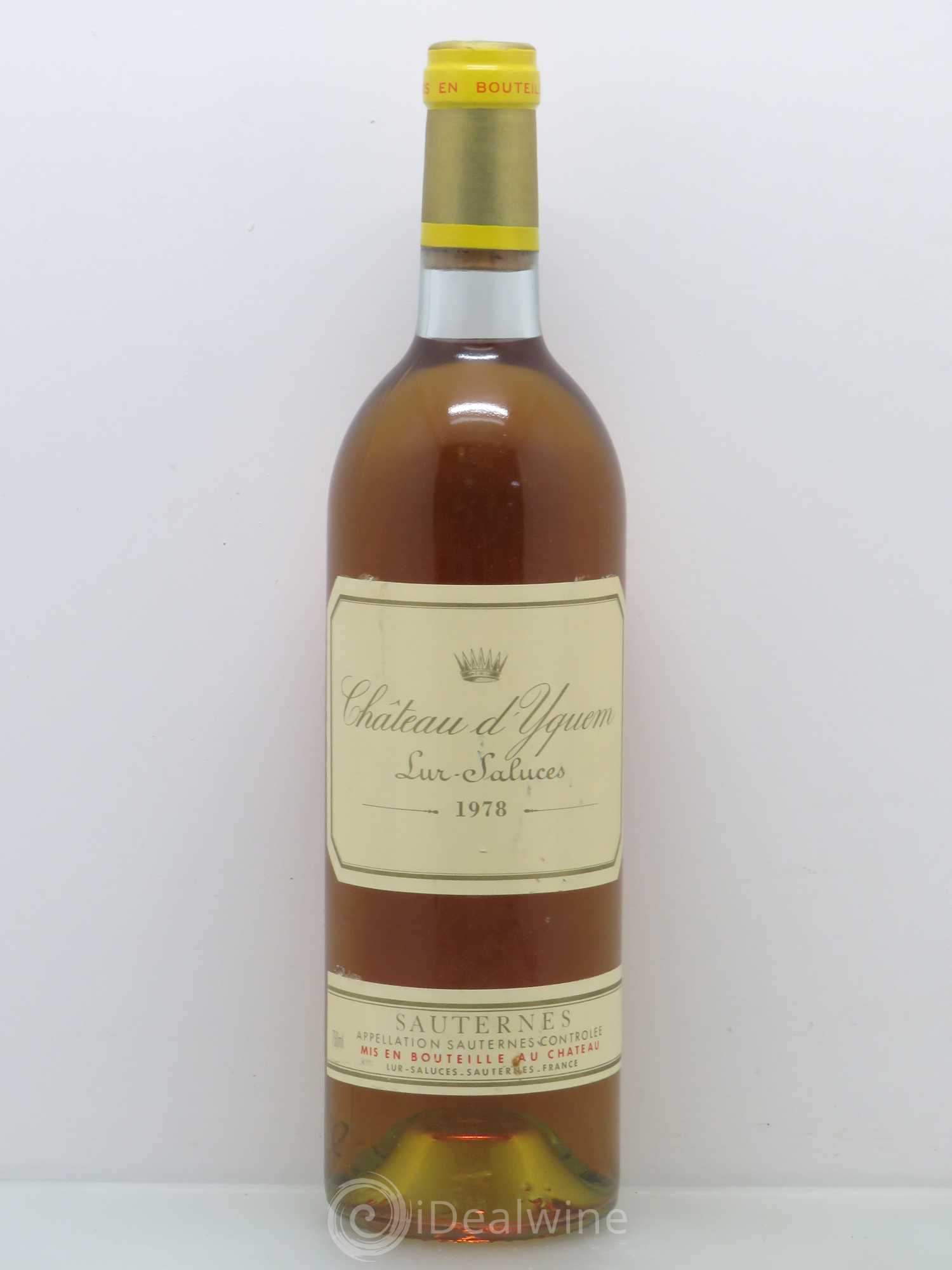 Château d' Yquem 1er Cru Classé Supérieur 1978 - Lotto di 1 bottiglia - 0