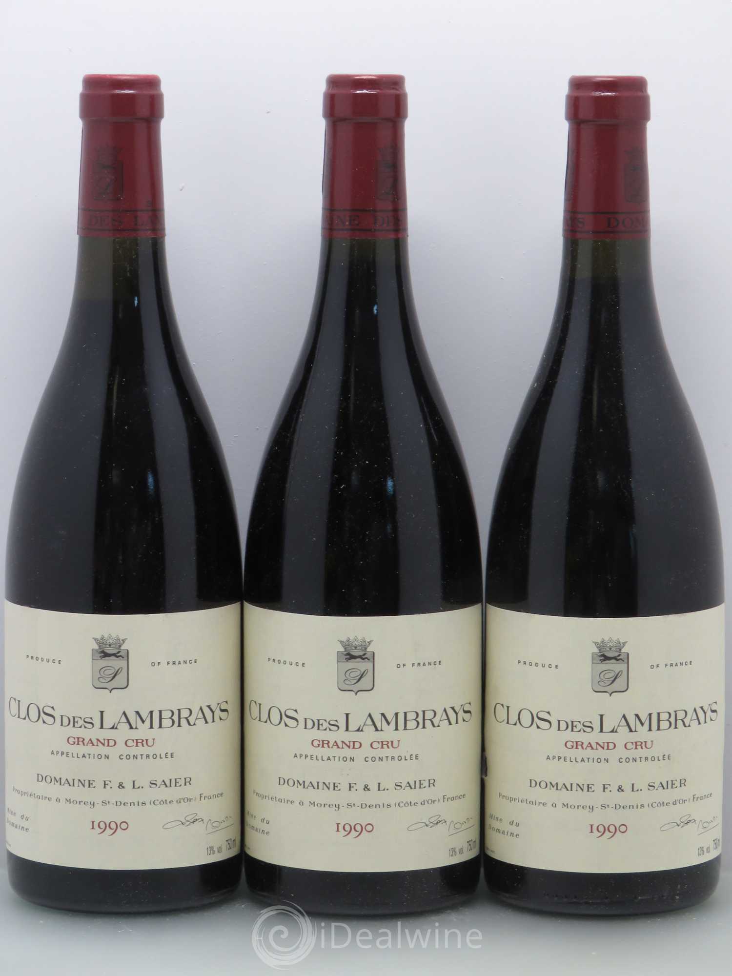 Clos des Lambrays Grand Cru Domaine des Lambrays 1990 - Lot de 6 bouteilles - 1