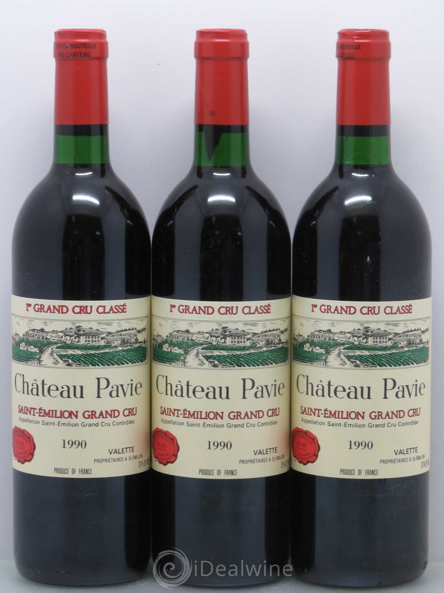 Château Pavie 1er Grand Cru Classé A 1990 - Lot de 12 bouteilles - 2