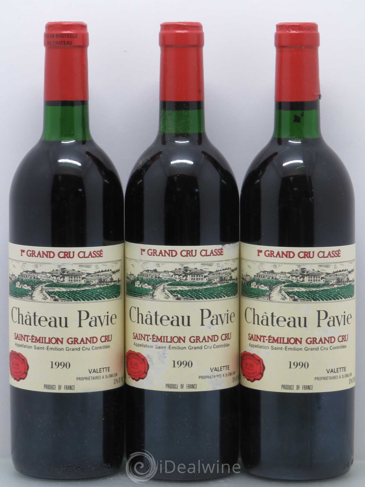 Château Pavie 1er Grand Cru Classé A 1990 - Lot de 12 bouteilles - 3