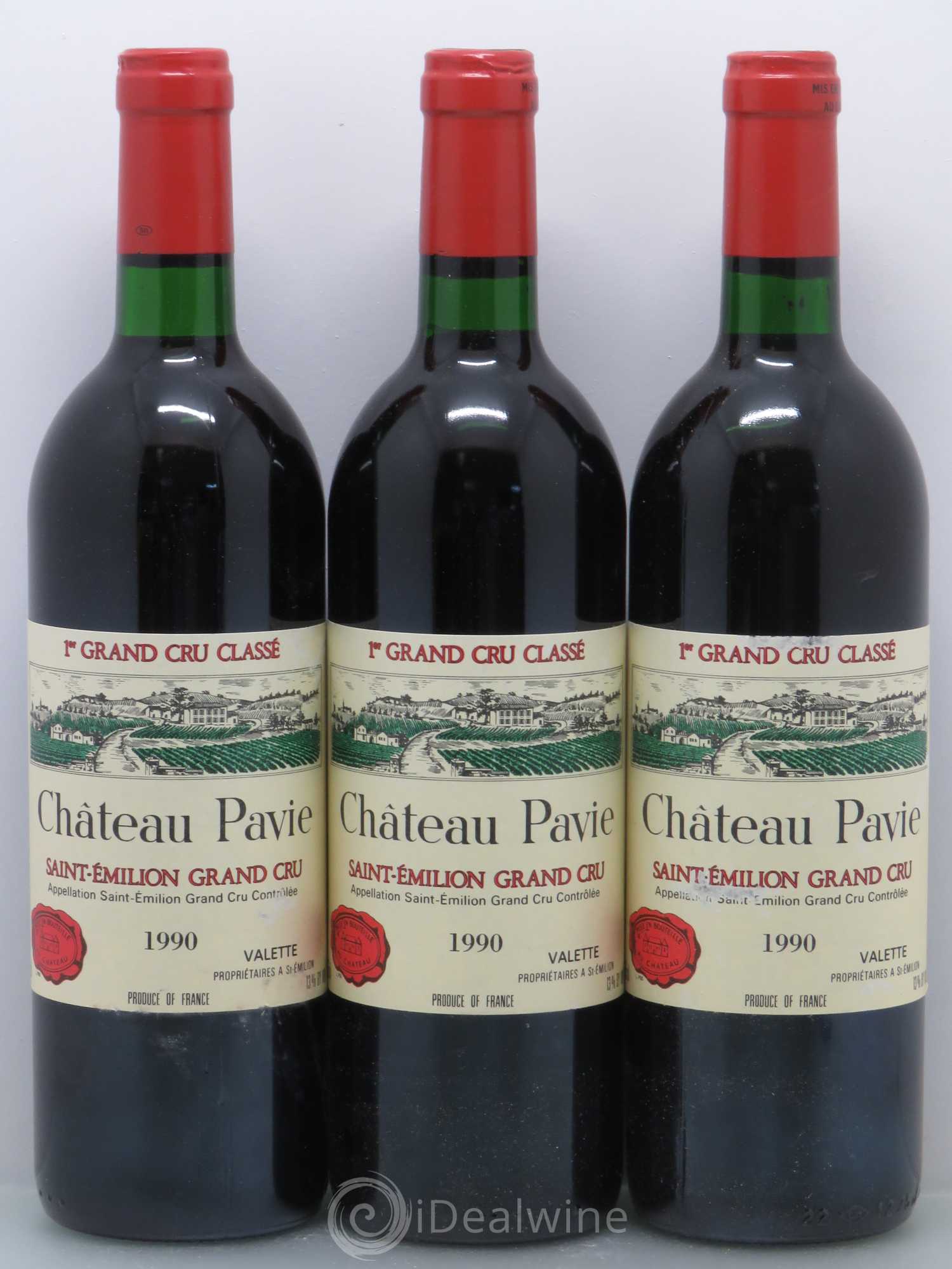Château Pavie 1er Grand Cru Classé A 1990 - Lot de 12 bouteilles - 4