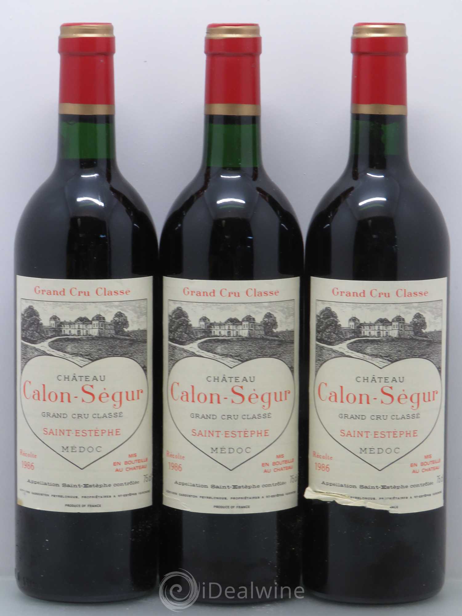 Château Calon Ségur 3ème Grand Cru Classé 1986 - Lot de 12 bouteilles - 4