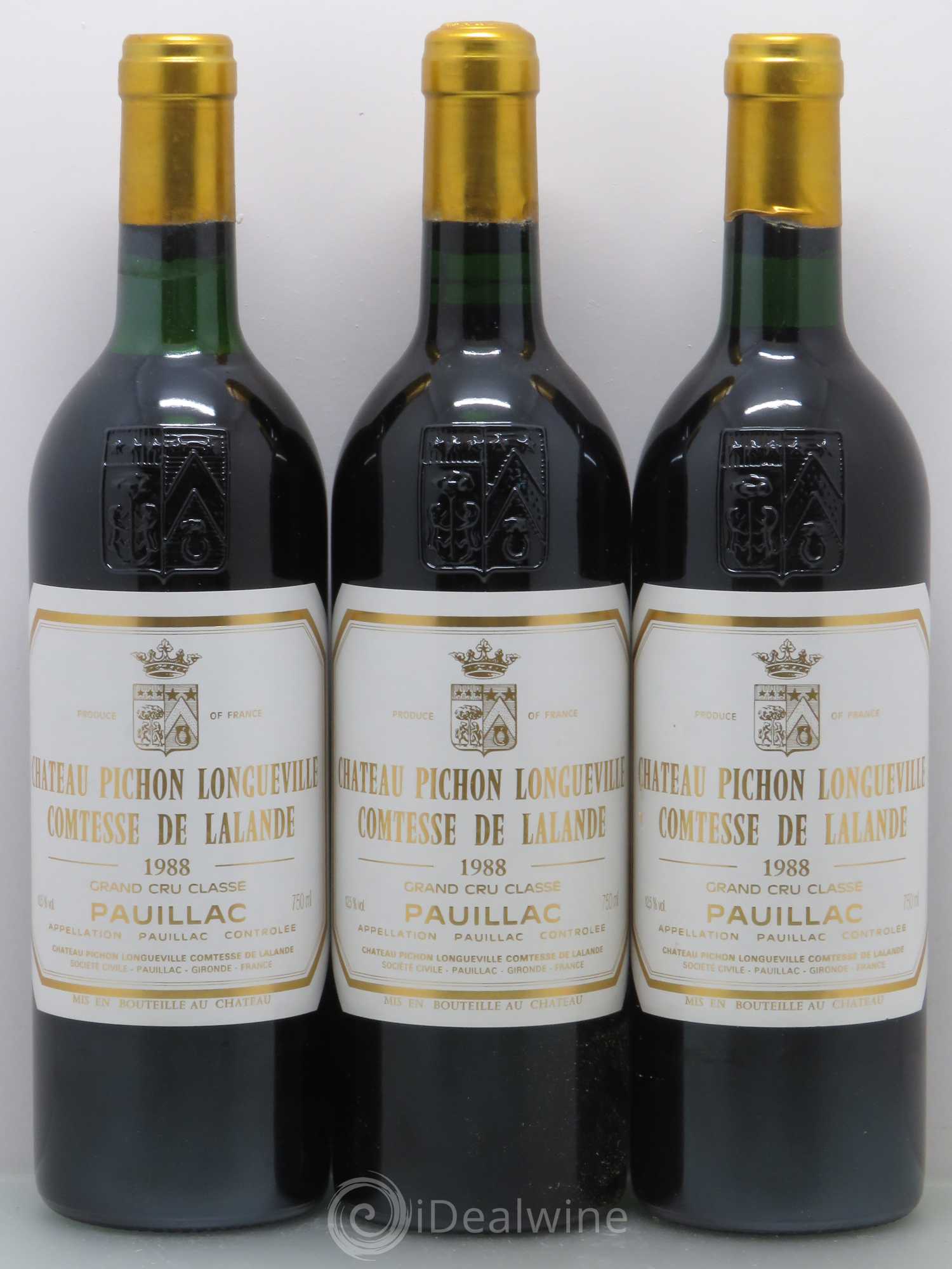 Château Pichon Longueville Comtesse de Lalande 2ème Grand Cru Classé 1988 - Lot de 12 bouteilles - 7