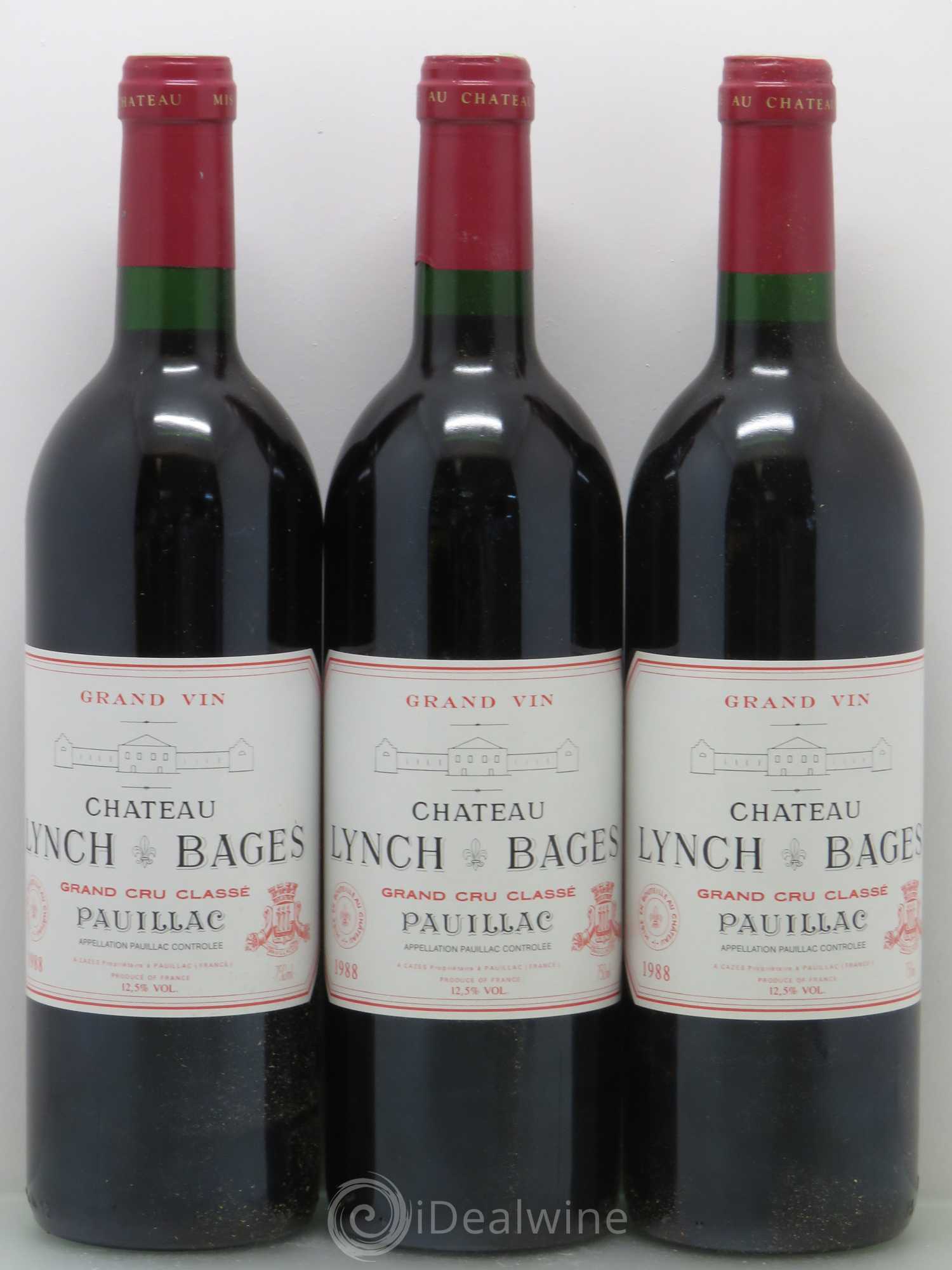 Château Lynch Bages 5ème Grand Cru Classé 1988 - Lot de 12 bouteilles - 2