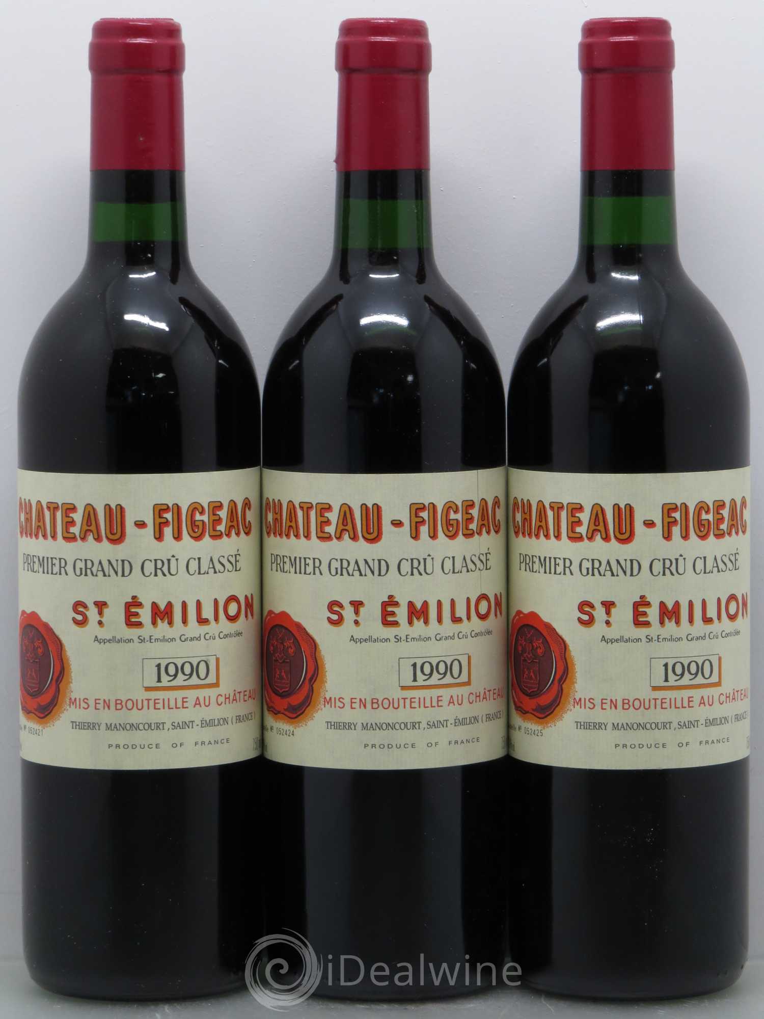 Château Figeac 1er Grand Cru Classé A 1990 - Lot de 6 bouteilles - 2