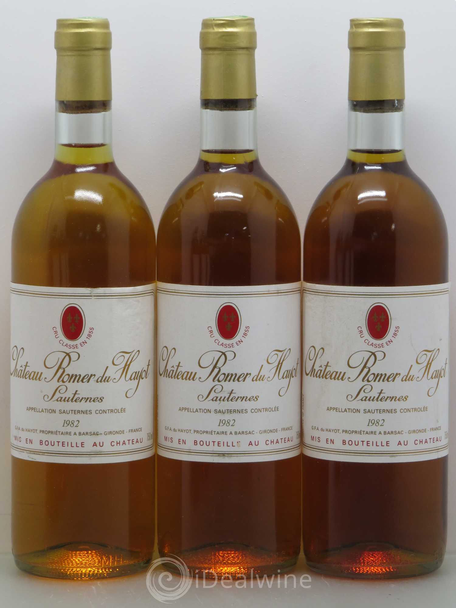 Château Romer du Hayot 2ème Grand Cru Classé 1982 - Lotto di 6 bottiglie - 1