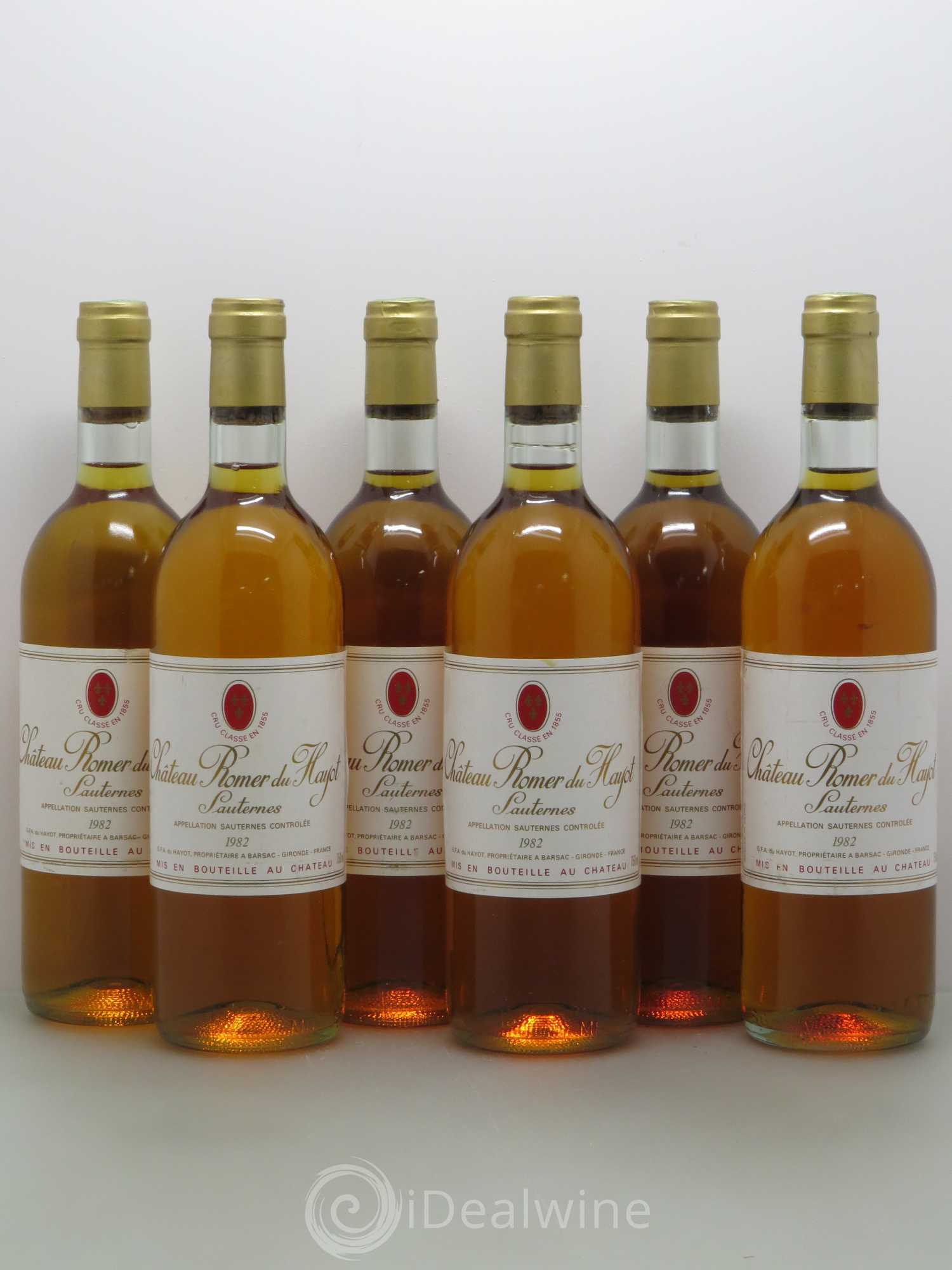 Château Romer du Hayot 2ème Grand Cru Classé 1982 - Lotto di 6 bottiglie - 0